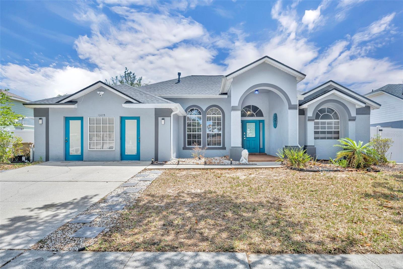 his beautiful 4-bedroom, 3-bath pool home is located in the highly sought-after Greater Groves community in Clermont. Just minutes from Walt Disney World, convenient access to shopping, dining, and a variety of local attractions.
Recent upgrades offer ultimate peace of mind and energy efficiency for the new owner, including a brand-new roof, solar panels, and fresh interior paint. Inside, the garage has been converted to an additional air-conditioned space, offering the perfect footprint for a private workshop, craft room, or flexible living space.The open-concept kitchen and living area is ideal for entertaining, allowing you to stay connected with family and guests. In the kitchen, you'll find a newly updated backsplash and stainless steel appliances providing a clean, modern look. Enjoy French door access from multiple rooms to the screened-in, heated sparkling pool, creating a seamless indoor-outdoor living experience. A full bathroom with direct pool access adds extra convenience. Step outside the screen to find a fully fenced backyard featuring a dual gate, providing secure and easy access for additional outdoor storage.