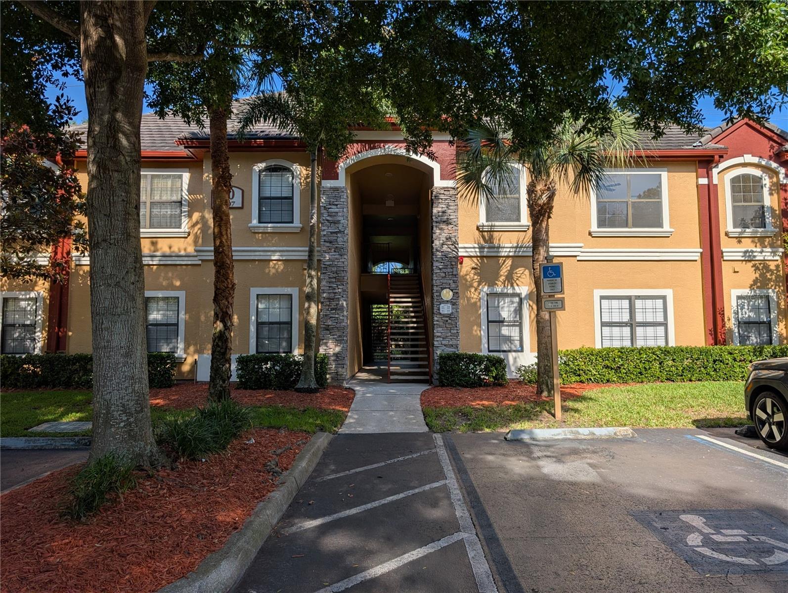 Bright and spacious 2-bedroom, 2-bath 2nd floor condo in the highly desirable Tuscany community! This beautifully remodeled unit has been updated from top to bottom with a modern kitchen, updated flooring, renovated bathrooms, and fresh paint throughout. Filled with an abundance of natural light, the home feels warm, open, and inviting. Conveniently located at the end of the complex for added privacy and quiet enjoyment. Residents can enjoy resort-style amenities including pools, tennis courts, clubhouse, fitness center, car wash area, and more!