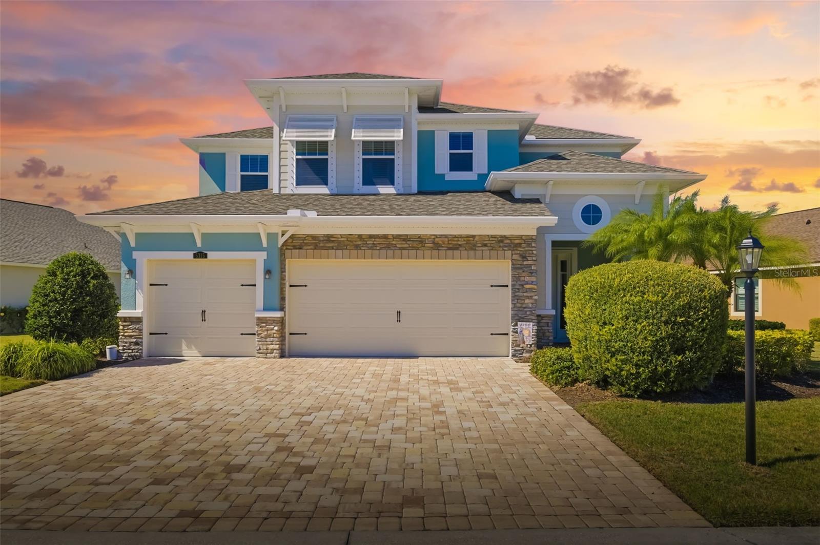 One of Harmony's premier waterfront homesites, this beautifully maintained
residence combines expansive lake views, one of the community's largest lots,
and and many other features rarely found together within Harmony.
Offering over 2,600 square feet of thoughtfully designed living space, this move-in ready
home features 4 bedrooms, 3.5 bathrooms, a spacious upstairs bonus room with an
existing closet that can easily be converted into a fifth bedroom, and a desirable first-
floor primary suite.
Natural light fills the open-concept living areas, enhanced by luxury vinyl plank flooring,
designer lighting, shiplap feature walls and tasteful upgrades throughout. The chef's
kitchen is equally impressive with quartz countertops, stainless steel appliances, tile
backsplash, wine refrigerator, abundant cabinetry and a generous island that naturally
becomes the heart of the home.
The private primary suite provides a peaceful retreat featuring dual vanities, a soaking
tub, oversized walk-in shower and custom finishes.
Step outside and discover what truly sets this home apart. Enjoy panoramic lake views
from the expansive covered paved lanai or entertain family and friends on the extended
patio overlooking one of Harmony's most desirable waterfront settings. The oversized
homesite offers exceptional outdoor living today while providing ample space to add a
custom pool in the future.
Additional highlights include:
• NEW ROOF (2025)
• Lawn, tree, shrub, and mulch maintenance included through the HOA
• True 3-car garage with workshop area and overhead storage
• Large laundry room with utility sink and folding station
• Abundant storage throughout.
Harmony residents enjoy resort-style amenities including a clubhouse, fitness center,
community pool, playground, walking trails and beautifully maintained grounds, all
conveniently located near Lakewood Ranch Main Street, Waterside Place, UTC, top-
rated schools, dining, Sarasota-Bradenton International Airport and Gulf Coast beaches.
Homes offering this combination of lake views, oversized homesite, three-car
garage, 3.5 bathrooms and flexible living space are rarely available in Harmony.
For buyers seeking premium features without stepping into the next price
bracket, this home represents an exceptional opportunity within Harmony.