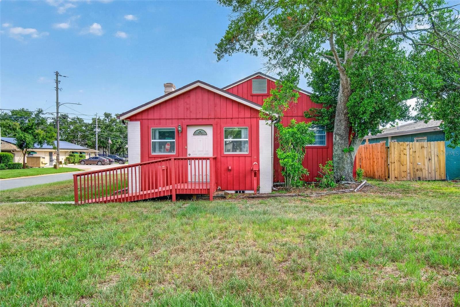 First time on the market in over 50 years, this lovingly maintained 3-bedroom, 1-bath home offers a rare combination of character, space, and versatility. Thoughtfully cared for by the same owner since 1972, the 1,507sqft home features custom kitchen cabinetry and a functional layout. The roof and HVAC were both updated in 2016. Situated on a spacious 0.26-acre double corner lot, the property provides room to spread out with no HOA and no flood insurance required. Beyond the home itself, the possibilities continue with an attached two-car garage that includes existing plumbing and a shower, presenting potential for a future second bathroom. There's even an indoor hot tub! Hobbyists, car enthusiasts, RV owners, and small business operators will also appreciate the impressive 960-square-foot detached block garage/workshop featuring a high roll-up door, along with an adjacent RV carport complete with electrical hookups. This frame construction home experienced no significant storm damage, and is tucked away on a quiet St. Petersburg street while remaining conveniently close to shopping, dining, parks, and downtown amenities. Whether you're looking for extra storage, workshop space, room for recreational vehicles, or simply a property with flexibility and long-term pride of ownership, this is an opportunity you won't want to miss.