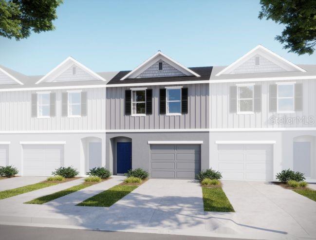 Located in Lakeland, The St. Augustine at Oak Creek Preserve puts you right in the heart of it all, conveniently positioned between Tampa and Orlando and just off the Polk Parkway near Bartow. Residents enjoy a vibrant, pedestrian-friendly downtown, sparkling lakes, and a welcoming, diverse community. This townhome community blends modern living with thoughtful design, smart home technology, and everyday convenience. Sidewalk-lined streets, low HOA fees, and a sparkling community pool create the perfect backdrop for comfortable, connected living in a central location.
Step into the open-concept great room, seamlessly flowing into the dining area and kitchen, featuring upgraded granite countertops, stainless appliances, and a side-by-side ENERGY STAR® refrigerator—perfect for daily living or entertaining. Sliding glass doors extend the space to the rear patio, filling the home with natural light and enhancing indoor-outdoor flow. A main-floor half bath adds convenience for guests.
Upstairs, the primary suite boasts a spacious walk-in closet and private bath with tile shower & granite countertops, complemented by a versatile loft for additional living space. Two more bedrooms, a full bath with tile shower/tub combo, and a conveniently located second-floor laundry room complete the upper level.
This home also includes a built-in Smart Home Package, featuring a Ring Video Doorbell, Smart Thermostat, Keyless Entry Smart Door Lock, and Deako Switches, providing convenience, security, and modern functionality throughout. Additional highlights include a full-size garage, landscaping with irrigation in the front, architectural shingles, and a full builder warranty, ensuring peace of mind and effortless maintenance.
Blending smart design, modern style, and the thoughtful conveniences of Oak Creek Preserve—including advanced Smart Home technology, upgraded outdoor spaces, and a full builder warranty—The St. Augustine delivers a townhome lifestyle that is both comfortable and connected.
Don’t miss the opportunity to make this exceptional townhome yours today!