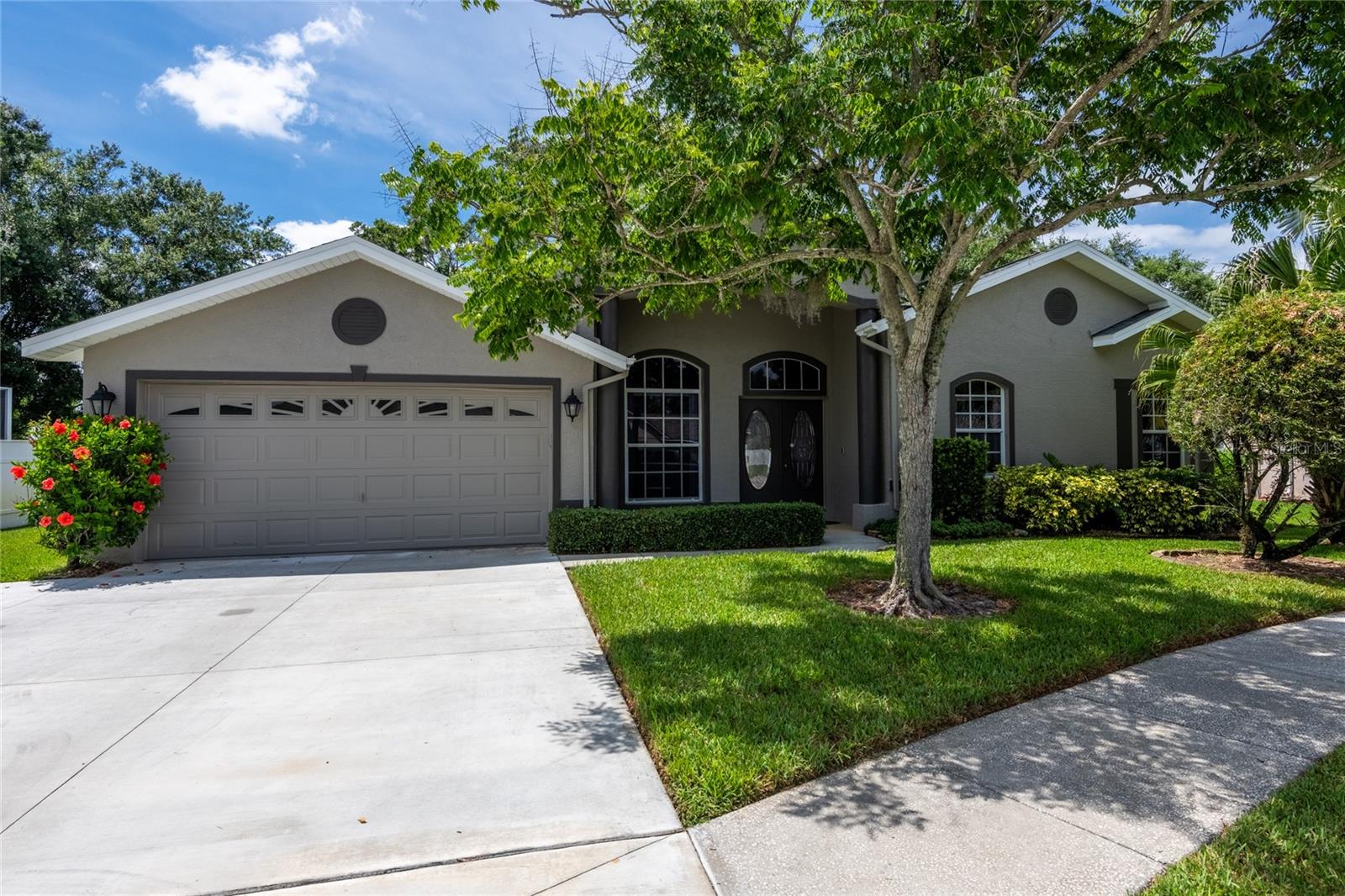 Welcome Home!!   This is your lakeside piece of paradise as it sits on a spring-fed lake in the beautiful Silver Lakes community. Silver Lakes is a unique private community with only 36 homes, very low hoa and no CDD fees! Your new home is on a cul-de-sac road.  The dock area provides a peaceful and tranquil private getaway from the real world where you can nature watch. You can also canoe or fish from your dock.  There is an open concept flowing from the kitchen to living room.  This home has 3 bedrooms with the primary split from the guest bedrooms. The separate office has many upgrades.  Upgrades  for this 2120 sq ft. home include in office - custom built in shelving - book cases- file cabinets storage, entertainment center with surround sound and amp , beautiful crystal chandelier from Sweden, a heated towel rack in primary shower!,  2025 new HVAC, 2017 roof, 2025 water heater, extended lanai, patio dock, lakefront, glass panel windows in kitchen, new laminate wood flooring in all bedrooms, patio with pavers, mature trees and landscaping, uplighting,  private back yard, boat ramp access to 26-acre Curve Lake, .57-mile bike/walking access to Caliente Resort.  Did i mention Silver Lakes a no CDD community?  Buyers need to go to Public Records to verify measurements and HOA rules.