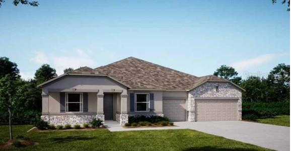Pre-Construction. To be built. Tucked within the peaceful cul-de-sac setting of Sugarmill Woods, this beautifully designed Livorno combines refined finishes, spacious living, and a serene natural backdrop with a landscaped greenbelt and no rear neighbors. Tree-lined streets and the distinct village-style atmosphere create a quiet retreat, while nearby Homosassa places natural springs, state parks, beaches, boating, and fishing just minutes away for endless outdoor enjoyment.

A covered front porch and striking 8' glass inlay front door create a memorable first impression, leading into an open foyer with soaring 10'+ tray ceilings and elegant 8' interior doors throughout. Just off the entry, a private den with glass French doors creates the ideal space for a home office, library, or quiet retreat. The open great room is enhanced with additional windows that fill the home with natural light and showcase the peaceful backyard setting.

At the heart of the home, the designer kitchen blends beauty and functionality with quartz countertops, solid wood soft-close cabinetry, a subway tile backsplash, pendant light rough-in, stainless steel appliances, an ENERGY STAR French door refrigerator, and an oversized island ideal for casual dining and entertaining. A stylish wet bar complete with a wine fridge adds another layer of sophistication for hosting guests with ease.

The spacious primary suite is privately positioned and elevated by a tray ceiling, additional side window, and spa-inspired bath featuring dual vanities, an oversized walk-in shower, and generous walk-in closets. Additional bedrooms provide comfort and privacy, while EVP flooring throughout the entire home creates a seamless, modern look with lasting durability.

Designed for both comfort and convenience, this home includes a laundry package, garage door keypad, appliance outlet, flood lights, additional lighting in the den, dining room, primary bedroom, and great room, along with smart home features for enhanced everyday living.

Outdoor living shines on the expansive 40' lanai finished with acrylic coating, creating the perfect space to relax and enjoy the peaceful surroundings. Stone exterior accents, irrigation, professional landscaping, and architectural details complete the home’s impressive curb appeal. With optional 11' ceiling heights available and thoughtful upgrades throughout, this exceptional residence captures the best of luxury living in one of Homosassa’s most scenic communities.