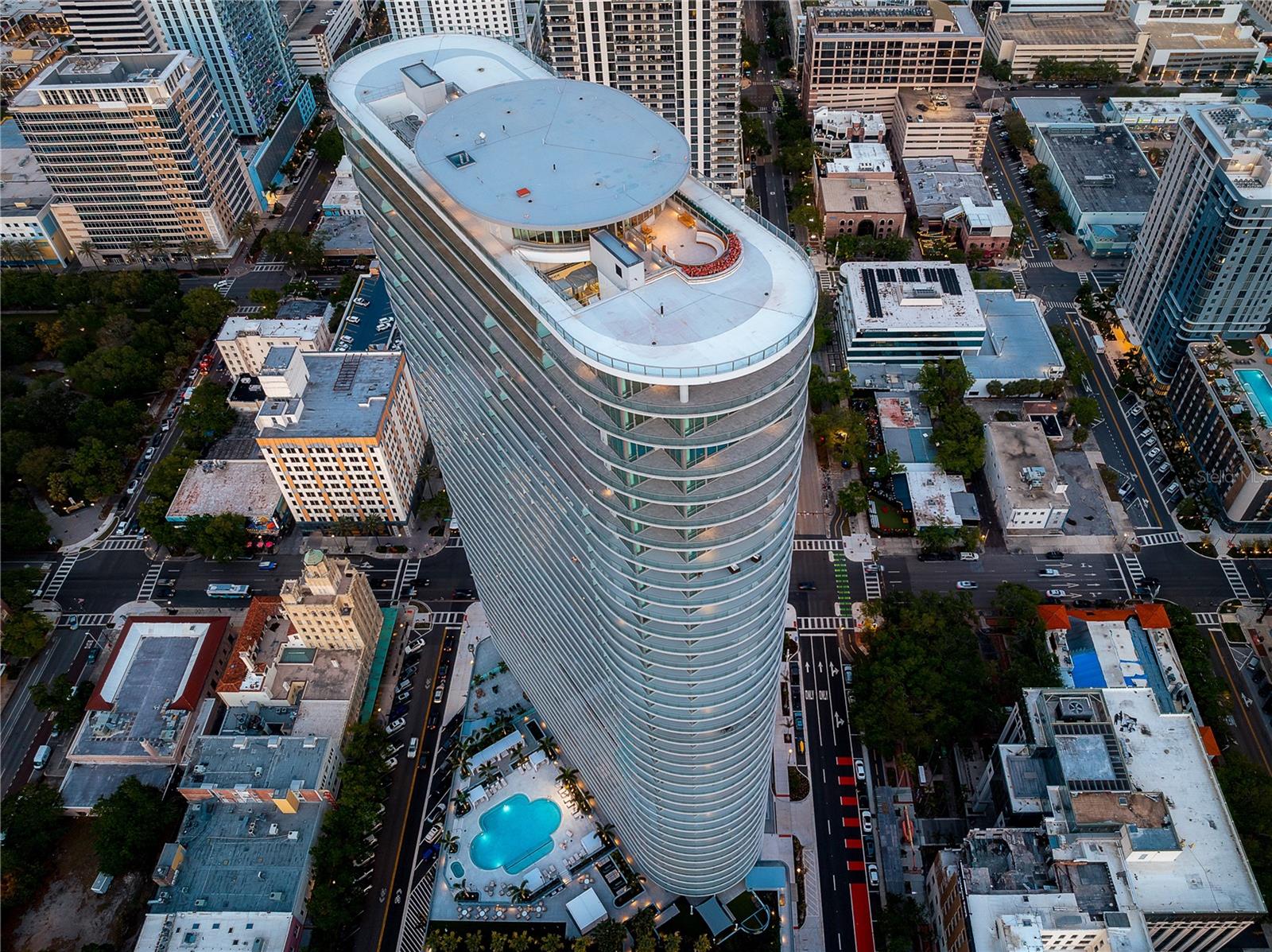Experience luxury city living at The Residences at 400 Central, downtown St. Petersburg’s landmark 46-story condominium tower. This residence offers modern, open-concept floor plans with floor-to-ceiling glass and expansive terraces with panoramic views from Tampa Bay to the Gulf of Mexico. Residents enjoy an unparalleled amenity collection, including a 46th-floor Sky Lounge Observatory, resort-style pool deck, professional fitness and wellness center, theater lounge, private dining and co-working spaces, concierge, valet parking and more — all in the heart of vibrant Central Avenue.