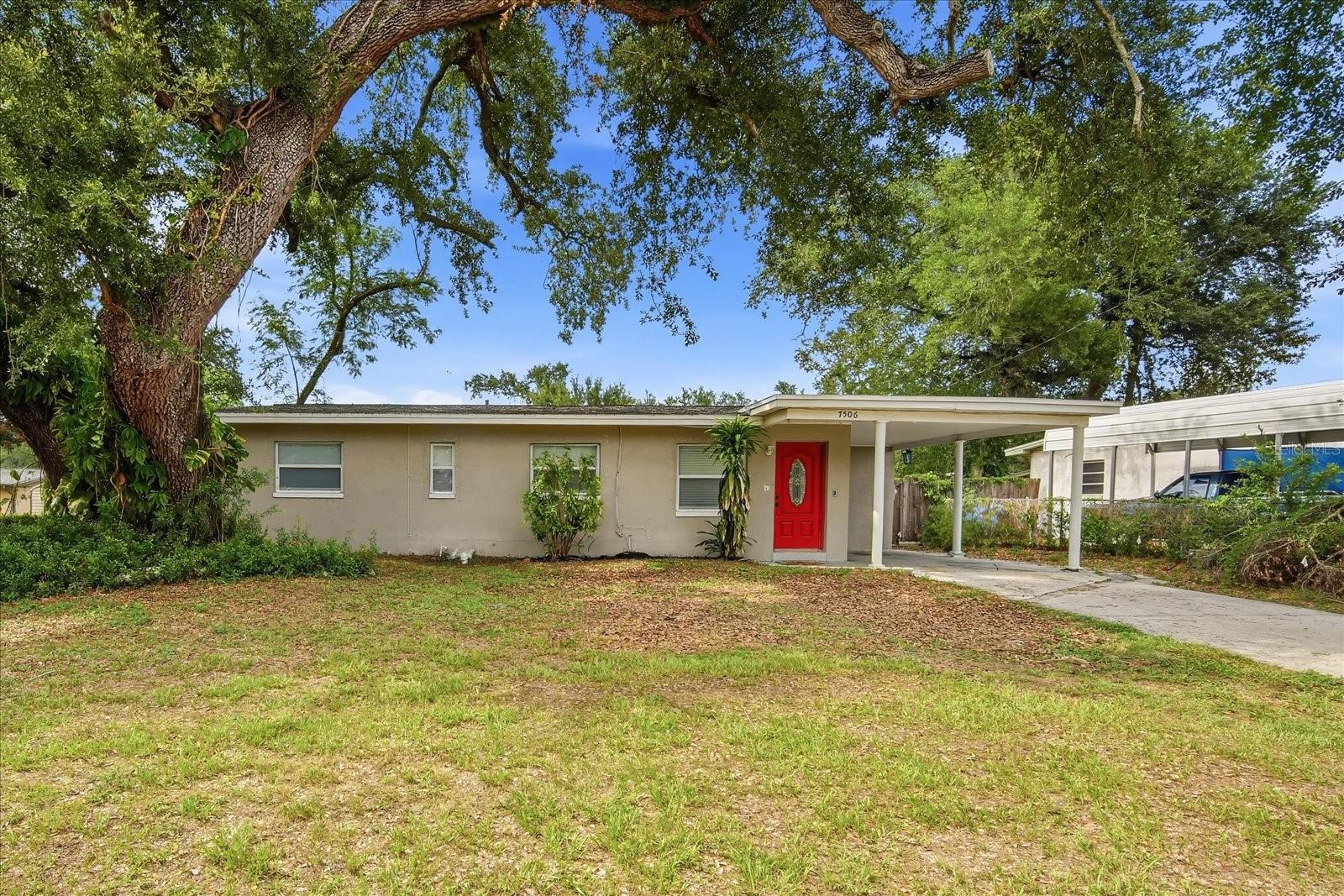 NO HOA! NO CDD FEES! Welcome to this beautifully updated 4-bedroom, 2-bath home featuring an open-concept floor plan and numerous upgrades throughout. The heart of the home is the stunning remodeled kitchen, which was transformed from a traditional galley kitchen by removing a wall and creating an open living space perfect for entertaining and everyday living. The kitchen showcases refurbished and professionally painted cabinetry, gorgeous quartz countertops, a farmhouse sink, new faucet, new garbage disposal, and a full suite of appliances installed in 2023. Luxury vinyl flooring flows throughout the home, complemented by updated baseboards and stylish new lighting fixtures. Additional cabinetry has been added to the laundry room, providing extra storage and functionality. The versatile fourth bedroom is currently being used as a man cave/game room, complete with a built-in bar, offering endless possibilities as a flex space, home office, or entertainment room. Major updates provide peace of mind, including a new roof installed in late 2024 and an A/C system replaced in 2022. This move-in-ready home offers the big-ticket improvements today's buyers are looking for. Step outside to enjoy your own backyard oasis. A dedicated children's play area features a swing set and rubber mulch, creating a fun and safe environment for outdoor play while still offering plenty of room for entertaining, pets, and family gatherings. Conveniently located with easy access to I-75, I-4, the Selmon Expressway, and US-301, this home offers quick commutes to Downtown Tampa, Brandon, shopping, dining, entertainment, and major employment centers. Packed with upgrades, modern finishes, and the freedom of no HOA or CDD fees, this home is the perfect combination of value, convenience, and lifestyle. Schedule your private showing today!