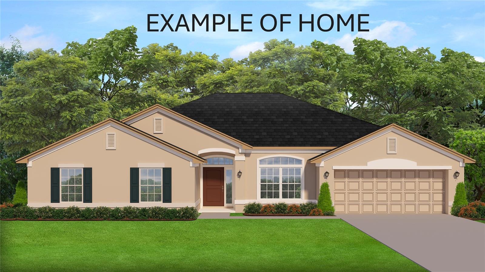 Pre-Construction. To be built. UNDER CONSTRUCTION!!  BRAND-NEW, QUALITY BUILT 3000 Sq Ft home with 4BED, 3BATH, 2CAR GARAGE HOME! This home is located in the sought-after CITRUS SPRINGS GOLF COURSE COMMUNITY WITH QUICK ACCESS TO DUNNELLON, OCALA & CRYSTAL RIVER!!  Need a fence? You can have it! Need a shed? You can have it!! Come join this beautiful community! Hurry in!!  This home is at 0% completion which gives you the opportunity to select your colors if you hurry!  Estimated completion... December 2026.  Seller pays buyers closing costs w/approved lenders.
Upgrades included in this home: CERAMIC TILE EVERYWHERE EXCEPT BEDROOMS; WOOD  SHAKER SOFT CLOSE CABINETS W/PULLS; GRANITE COUNTERTOPS THROUGHOUT HOME, FORMAL LIVING ROOM, HUGE BREAKFAST NOOK AND DINING ROOM, HUGE PANTRY AND BIG LAUNDRY ROOM GHAS ACCESS TO OUTSIDE, COVERED BACK LANAI (20'x10'), GARDEN TUB WITH SEPARATE TILE SHOWER W/LIGHT & SHOWER DOOR IN OWNERS BATH; TRAY CEILING W/CROWN MOLDING IN OWNERS'  HUGE BEDROOM; STAINLESS STEEL APPLIANCE PKG; MINI BLIND INSERTS IN BACK DOORS TO COVERED LANAI. TAEXX BUILT IN PEST CONTROL SYSTEM AND BUILDER AND THIRD-PARTY WARRANTY INCLUDED.