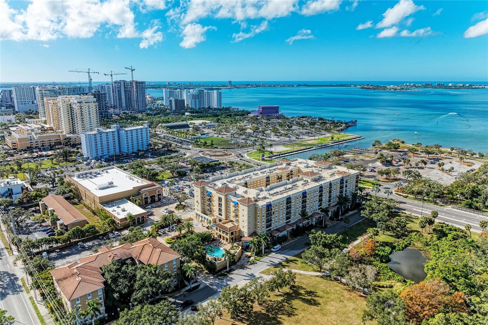 Experience the perfect balance of upscale downtown living and exceptional value at Broadway Promenade in Sarasota!  Step into the vibrant heart of Sarasota’s cultural district nearby the areas world-class performances, outstanding art galleries, restaurants, waterfront dining, public boat ramp, Marina Jack Yacht Basin and the elegance of The Ritz-Carlton Sarasota, this location puts you at the center of it all with an excellent walk score! Just steps away, The Bay Park offers 53 acres of beautifully designed green space, featuring concerts, yoga, kayaking, dining, and a stunning mangrove bayou.  Nearby, the Rosemary District adds even more charm with its trendy cafés, boutique shopping, and wellness studios.
Inside Broadway Promenade, resort-style amenities elevate your lifestyle: 24-hour concierge service, a heated pool and spa, BBQs, fitness center, saunas, massage room, business center, social lounges, guest suites, & community activities. On-site conveniences like Publix, a UPS store, and salons make daily life effortless.

This beautifully remodeled (2019) 2-bedroom, 2-bath residence offers both comfort and style, luxury living without compromise. This unit conveys one under-building parking space, additional same floor storage, fob secure entrances, pet-friendly, and leasable.  

This isn’t just a home—it’s a lifestyle. Come live where others only vacation!