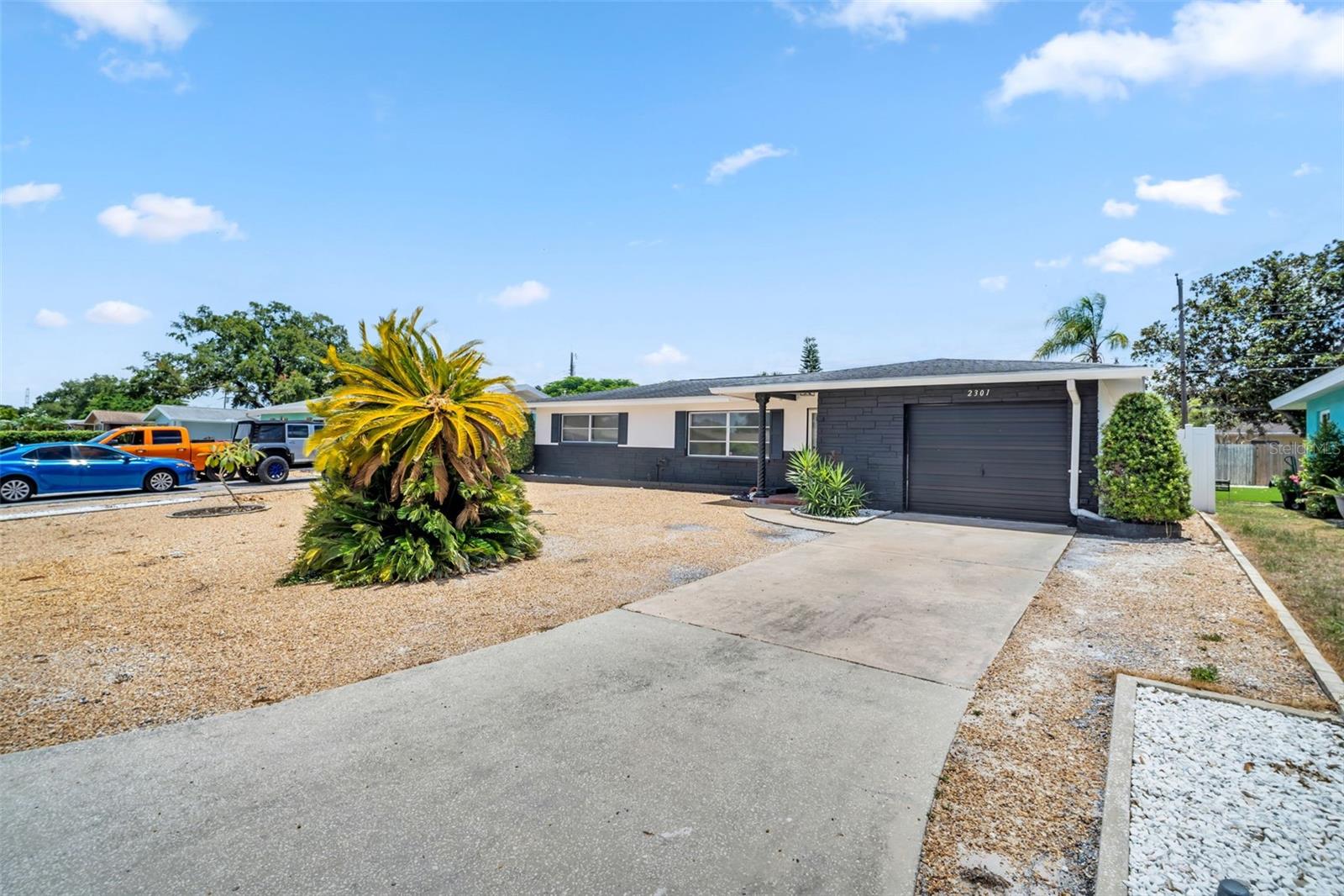 Virtually Staged. Welcome to this well-maintained Clearwater home located in the established Gulf to Bay Estates community. Offering solid concrete block construction, a functional single-story layout, and a spacious fenced backyard, this property combines comfort, convenience, and peace of mind.
Major updates include a newer HVAC system installed in 2023 and a roof replacement completed in 2018. Inside, you'll find bright and inviting living spaces, a practical floor plan, and a home that has been thoughtfully cared for over the years.
Step outside to enjoy the covered patio and fully fenced backyard featuring durable vinyl privacy fencing and low-maintenance landscaping, perfect for entertaining, pets, gardening, or simply relaxing outdoors.
Located in Flood Zone X and just minutes from shopping, dining, parks, medical facilities, major commuter routes, and Clearwater's world-renowned beaches, this home offers an exceptional opportunity for a primary residence, seasonal retreat, or investment property.
Don't miss your chance to own a move-in-ready Clearwater home with valuable recent updates, solid construction, and a fantastic central location.