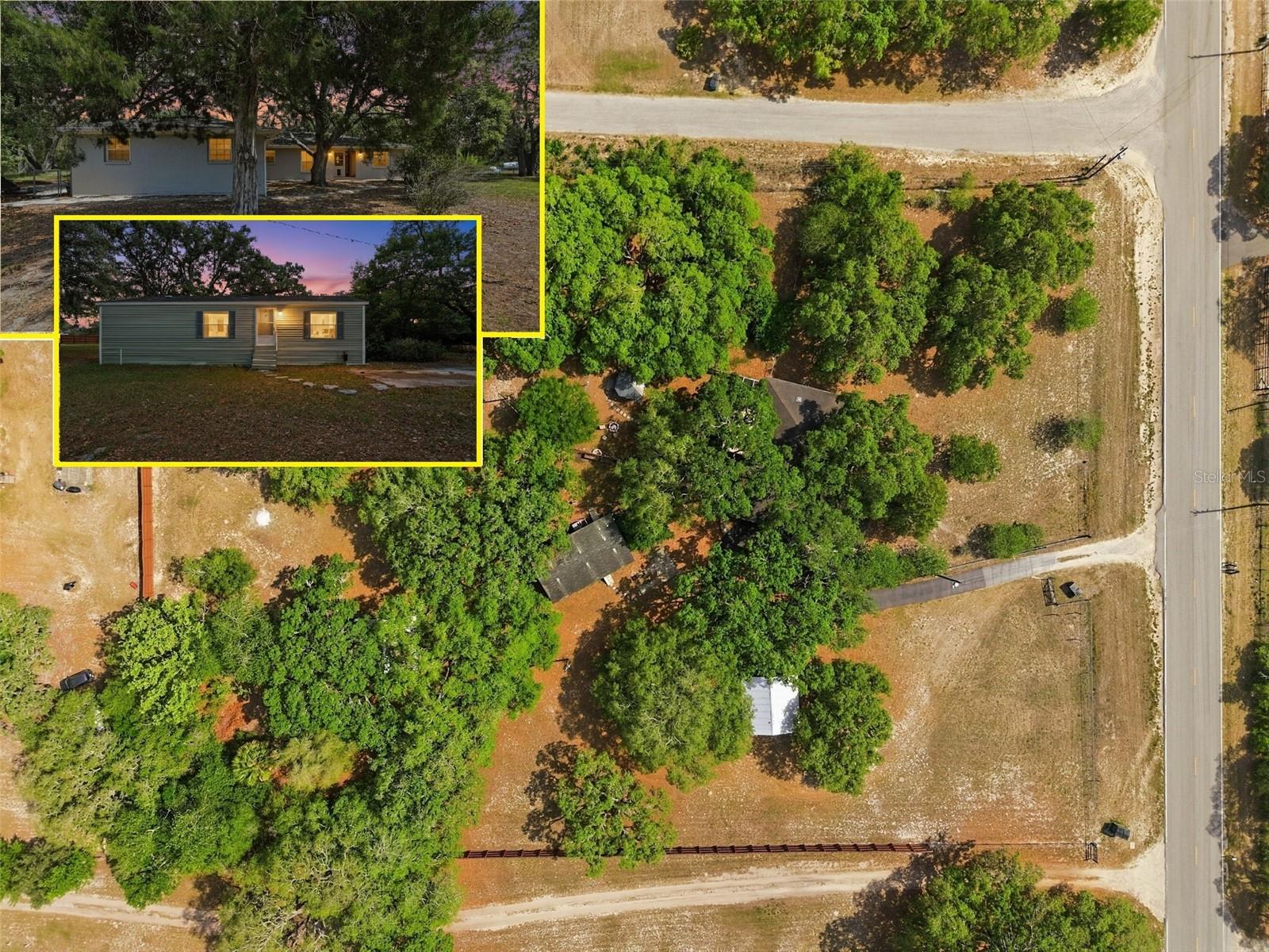 Live in One, Rent the Other, or RENT OUT BOTH! Rare opportunity to own this FULLY FENCED 3-ACRE private country retreat featuring TWO HOMES, NO HOA, income potential, and endless possibilities! Seller Motivated - All Offers Welcome! Perfect for multi-generational living, a family compound, homesteading, a mini farm, investment property, Airbnb/short-term rental, or rental income. Zoned Agricultural Residential, this versatile property offers plenty of room for horses and farm animals, plus space to park your boats, RVs, trailers, work vehicles, and recreational toys.
The custom-built 2,088 SF concrete block home offers 3 bedrooms, 2 bathrooms, an oversized 2-car garage, spacious living areas, a beautiful wood-burning stone fireplace, split-bedroom floor plan, heated and cooled sunroom, and a screened patio with a hot tub that conveys. The spacious primary suite includes THREE walk-in closets plus TWO extra-wide linen closets, providing exceptional storage rarely found in homes in this area. Additional features include an indoor laundry room, pantry, breakfast bar, wood-look tile flooring throughout, and multiple fenced areas ideal for pets or livestock.
The 960 SF manufactured home (built in 2006) brings the total heated living area to 3,048 SF and offers outstanding flexibility as a guest house, in-law suite, ADU, private residence, or income-producing rental. It features 2 primary bedrooms with en-suite bathrooms and expansive closets, a full kitchen, spacious living and dining areas, indoor laundry, a separate electric meter, and a NEW septic and drainfield (2025).
Outside you’ll find everything you need for work, hobbies, and recreation, including a 24x28 double-wide carport with enclosed sides, barn with new metal roof (2024), storage shed with partially finished interior and storage cabinets, gazebo with solar lighting, and plenty of room to expand. The hot tub, big screen TV in the family room, and stainless steel kitchen appliances in the single-family home (excluding washer and dryer) all convey.
Recent updates include NEW AC (2025), NEW electrical panel (2025), NEW septic and drainfield for the manufactured home (2025), barn metal roof (2024), and wood-look tile flooring throughout the single-family home.
Situated on a desirable corner lot with frontage on both Hays Rd and Loma Ave, the property might present the opportunity to subdivide and build a third home or add another manufactured/mobile home (buyer to verify with County zoning and land use requirements).
Enjoy peaceful country living without sacrificing convenience—just 6 miles to the Suncoast Parkway for an easy commute to Tampa, 5 miles to Publix, restaurants, and shopping, 4 miles to Crews Lake Wilderness Park and its miniature train rides, 8 miles to SunWest Beach Park with wakeboard cable, Aqua Park, and paddle sport rentals, and 10 miles to Hudson Beach and Sam’s Beach Bar.
Properties offering 3 acres, TWO homes, income potential, NO HOA, agricultural zoning, future development possibilities, and this much flexibility are incredibly hard to find. Whether you’re looking for a private retreat, family compound, horse property, homestead, or investment opportunity, this one truly has it all. Schedule your private showing today!