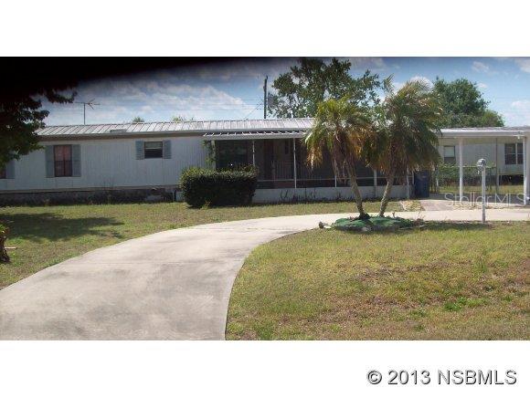 2 Bed, 2 Bath, screen enclosed porch and Fl. room. Living room, dining area, fenced in yard, 3 sheds. Lots of kitchen cabinets. Handicapped ramp to rear entrance. Outdoor sink for cleaning fish.Fl Rm 18 x 12, Bed 9'8" x 11, Master 13 x 10'11", Utility room with washer & dryer (tenant is responsible for repairs on W & D). Septic & well, Carpet in bedrms, laminate on kit. floor. May consider small dog, NO cats.