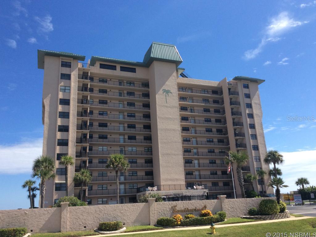 This direct ocean front ground floor unit has been nicely remodeled - kitchen cabinets/granite counters/new flooring/appliances - all upgraded.  Fully furnished - move-in ready! Beautiful views of 'no-drive' beach. On-site (live-in) management and full-time maintenance. Northside placement of the sparkling pool keeps it always in the sunshine. Large clubhouse/community room on top floor with bar/kitchen area/card tables and sweeping long-range ocean views. Tennis courts, shuffleboard, BBQ, picnic table. Pets are welcome. ;LocationDescription: Condo ;Water: City