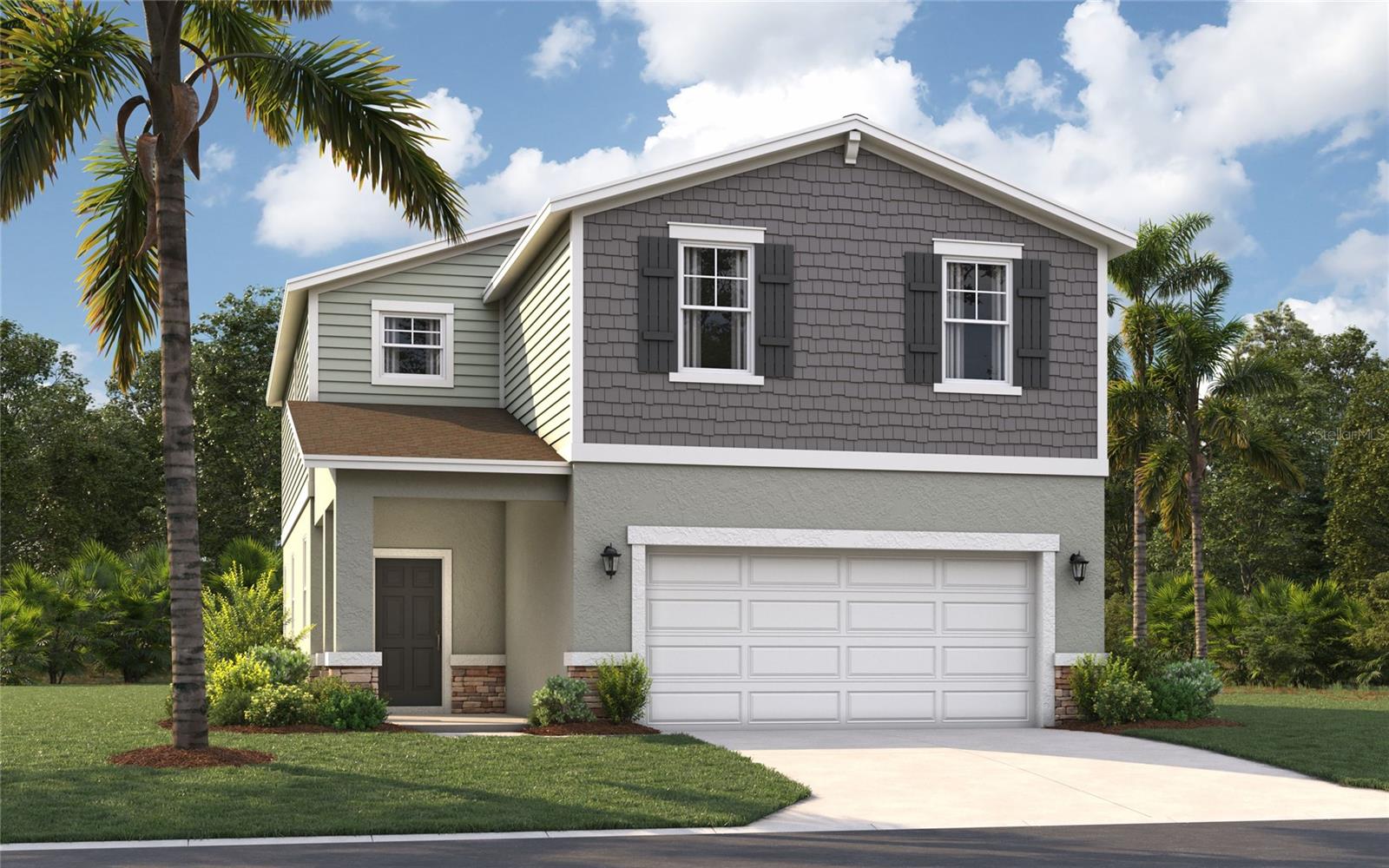 One or more photo(s) has been virtually staged. Under Construction. Wynnstone is a thoughtfully planned community nestled in the heart of one of Florida's fastest-growing counties. Located in Davenport, it offers the perfect combination of tranquility and everyday convenience. Just 12 miles southwest of Disney and minutes from the shops and restaurants of Posner Park, everything you need is close to home. With Highway 27 less than a mile away and I-4 just minutes from your door, getting to Central Florida attractions or the Gulf Coast is quick and easy. Stanley Martin at Wynnstone's elegant single-family homes start from the mid-$300s and feature open-concept layouts, modern finishes, and flexible designs designed for comfortable everyday living. But life here goes beyond your front door. Enjoy scenic walking trails, relax by the pool and cabana, or spend time with loved ones at the playground and dog park. It's a community designed to connect, relax, and fully enjoy Florida's outdoor lifestyle. Wynnstone isn't just a place to live: it's where comfort, convenience, and community come together. Come discover where your next chapter begins.

This stunning single-family residence, the Jensen model, boasts 2,313 square feet of thoughtfully designed living space tailored for modern life. With four spacious bedrooms and two and a half baths, this home offers ample room for everyone to thrive. The open-concept layout seamlessly connects the great room, dining area, and kitchen, making it perfect for entertaining or enjoying cozy gatherings. The kitchen features an oversized island and a walk-in pantry, ensuring you have all the storage and prep space you need. Upstairs, the primary suite serves as a serene retreat, complete with an en suite bathroom that includes a standing shower and an optional garden tub, along with a generous walk-in closet. Three additional bedrooms share a well-appointed double vanity bathroom, while a large loft area provides an ideal space for movie nights or playroom. The Jensen's efficient use of space and designer-inspired features exemplify the quality craftsmanship that Stanley Martin is known for. *Photos are from a similar home.