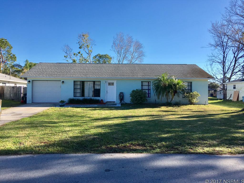 Wow, so close to the beach, river, boat launch and shops. This 3 bedroom 2 bath concrete block home is ready for you. 30 year architectural roof installed 2010, new shaker solid wood soft closing cabinets 2014, custom concrete counters, new refrigerator 2014, the list goes on. And PLENTY of room for your pool! Don't delay ! ;Water: City