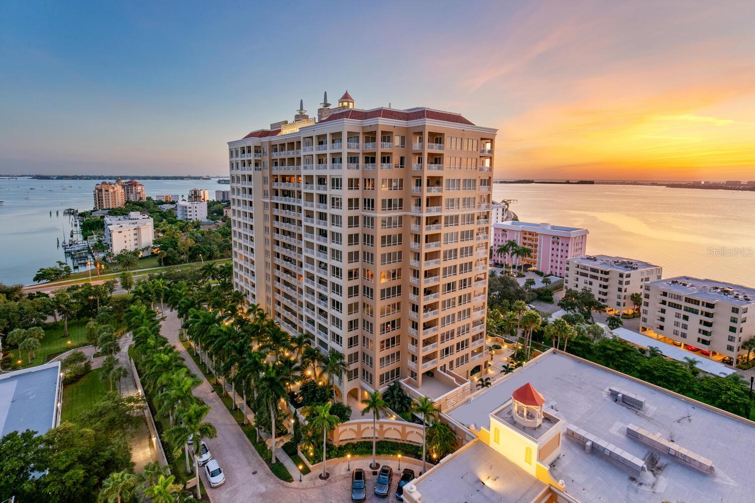 A LUXURY LIFESTYLE OF RITZ-CARLTON SERVICES AWAITS - THE TOWER RESIDENCES 701. Step off your private elevator into this unique residence which features stunning Bay views from every room. A spectacular custom design with updated interior finishes. The floor plan is one of the most popular in The Tower Residences and is rarely available. Located in the southwest corner this spacious three bedroom, three bath residence offers two expansive terraces for outdoor relaxation and sunset views across the Bay. The luxurious interior includes custom cabinetry and built-ins, neutral travertine and beautiful hard wood flooring in the main areas. The amenities on the third floor include two spacious social rooms, movie theatre, fitness center with sauna and massage room, a heated outdoor lap pool/spa and BBQ grills. The Tower Residences is defined by the world-renowned lifestyle and signature services provided by the Ladies and Gentlemen of The Ritz-Carlton, including 24-hour in residence dining. Known as the "cultural capital of Florida", Sarasota offers the finest in theatre, opera, ballet, symphony, art galleries, fine dining and shopping within walking distance. Nearby you will find picturesque beaches, marina, the Selby Botanical Gardens, Art Museums, and Mote Marine Aquarium. LUXURY KNOWS NO LIMITS.