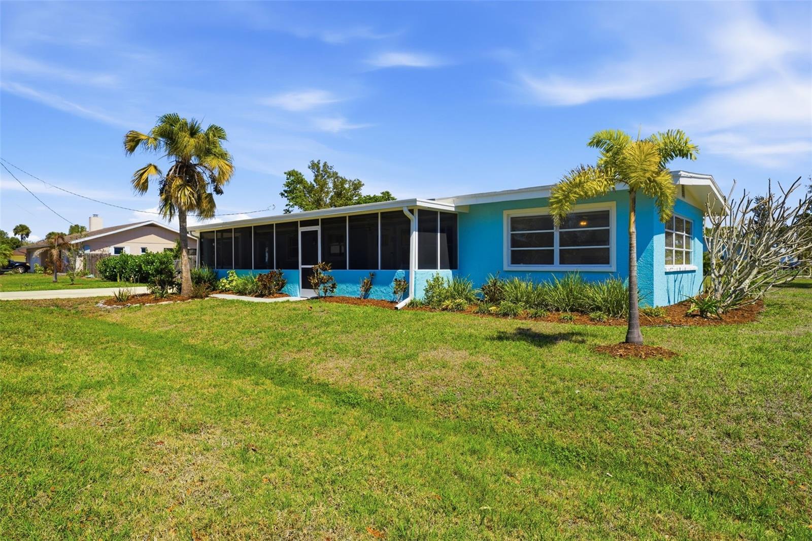 Beautifully updated Mid Century 2-bedroom, 2-bath pool home situated on a generous corner lot in Nokomis. Designed for enjoying the Florida lifestyle, this property features a newer heated pool and spa, multiple outdoor living spaces, and a private backyard setting perfect for relaxing, entertaining, or enjoying year-round sunshine. The adjoining lot is also being offered for sale, creating a unique opportunity for additional privacy, future expansion, a guest house, detached garage, or investment potential.

Inside, you’ll find a bright and inviting floor plan with abundant natural light and thoughtful updates throughout. The living area is anchored by a fireplace, creating a warm and welcoming atmosphere, while the enclosed Florida room provides additional living space that can be used as a sitting room, home office, hobby space, or entertaining area. The spacious primary suite includes a large dressing room and direct access to the pool area, allowing you to fully embrace indoor-outdoor living. The guest bedroom and bath provide comfortable accommodations for family and visitors.

Step outside and discover what makes this property truly special. The heated pool and spa serve as the centerpiece of the backyard, surrounded by multiple areas for dining, lounging, and gathering with friends and family. Whether you’re hosting a weekend barbecue, enjoying your morning coffee, or unwinding after a day at the beach, the outdoor spaces offer exceptional versatility.

Located in the heart of Nokomis, this property is convenient to shopping, dining, golf courses, parks, the Legacy Trail, and some of Southwest Florida’s most beautiful beaches, including Nokomis Beach and Venice Beach. With no HOA restrictions, plenty of room for your toys, and the added opportunity presented by the adjoining lot, this is a rare offering that combines comfort, flexibility, and the Florida lifestyle buyers are seeking.