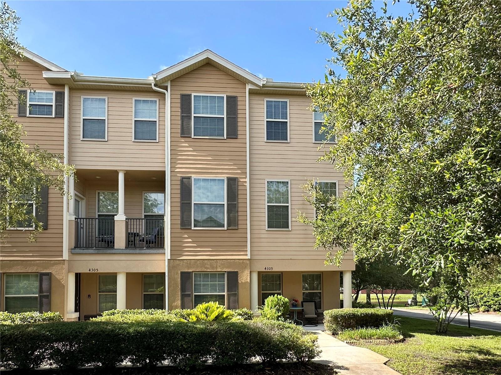 This stunning 3-story END-UNIT townhome offers charming POND VIEW, along with quick access to the Florida Trail. HVAC was replaced in 2020.
The first floor features a bonus room, a convenient half bath, access to the front porch, and a spacious two-car garage.
The second floor showcases a gourmet kitchen with stainless steel appliances, granite countertops, and an oversized dining area overlooking the picturesque pond, perfect for entertaining and everyday living.
On the third floor, you’ll find a spacious primary suite complete with a tray ceiling, walk-in closet, and a luxurious en-suite bathroom. Two additional bedrooms share a full bathroom, providing comfort and flexibility for family or guests.
Located in the highly desirable Riviera community in Lake Mary, this home is surrounded by excellent shopping, dining, and entertainment options and is zoned for top-rated schools.
Schedule your private showing today — this could be the dream home you’ve been waiting for!