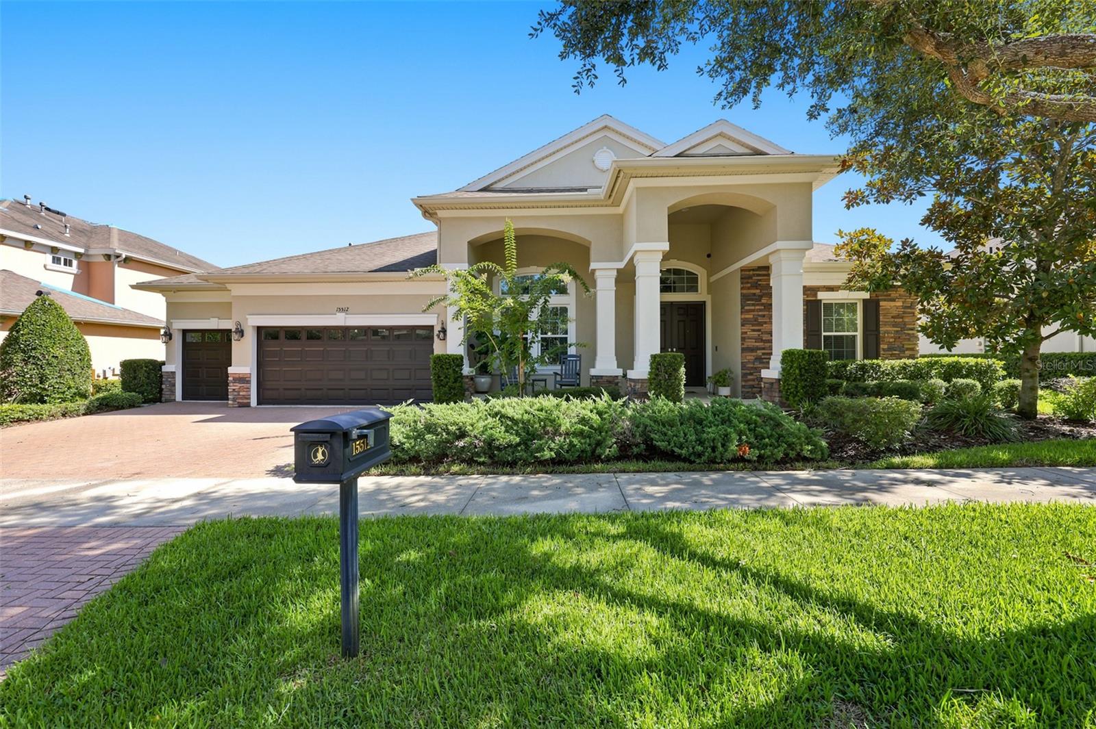 WOW!! This is it, this is our new home!! Welcome home to the highly sought after and meticulously maintained community of Starling at Fishhawk. If you enjoy a beautiful tranquil environment but still want to be close to the heart of it all then look no further! This amazing Key Largo floor plan by Westbay Homes has over 3390 square feet of living space. Some of the home’s features include high ceilings, tray ceilings, granite countertops, solid wood cabinetry, pendant lighting, stainless steel appliances, gas range, spacious master bedroom with two walk-in closets with built in shelving, large master bath with dual sinks, garden tub and walk-in shower, 3 more large bedrooms, 3 full baths, separate formal dining area, large spacious kitchen with breakfast bar and additional dining space, a large family room, separate bonus/game room, private office and a huge private backyard oasis with a pool, spa and fire pit. Plenty of room for a hobby area or workshop in your 3 car garage. You’ll have all the space you desire to entertain family and friends or just relax after a hard day’s work and enjoy a beautiful sunset.  Don't forget about Fishhawk's "A" Rate Schools. There are way too many wonderful features to list. Come see for yourself.  IT’S JUST A GREAT HOME FOR AN EVEN BETTER PRICE!!