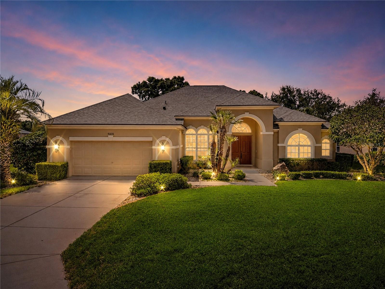 ELEGANT GLEN LAKES Championship Golf Course Community HOME WITH POOL, STUNNING LAKE VIEWS & MODERN UPGRADES! Welcome to this beautifully remodeled 3-bedroom, 2.5-bath home with a private office/den located in one of the most sought-after locations in Glen Lakes Golf & Country Club. Offering breathtaking panoramic lake views, this exceptional residence combines luxury, comfort, and Florida living at its finest. From the moment you enter the elegant grand foyer, you'll be impressed by the extra-high ceilings throughout the entire home, creating a bright, open, and spacious atmosphere. Rich architectural details, including 6-inch crown molding throughout, add a touch of sophistication and elegance. Designed with both elegance and functionality in mind, the home features an open-concept split-bedroom floor plan with spacious living areas, abundant natural light, and seamless indoor-outdoor living. The expansive living room opens to a large, screened lanai and sparkling pool, where you can enjoy one of the community's most stunning lake views. Whether entertaining guests or relaxing with your morning coffee, the picturesque waterfront setting creates an unforgettable backdrop. The chef's kitchen is beautifully appointed with gorgeous hardwood cabinetry, granite countertops, stainless steel appliances, abundant storage, and generous workspace for everyday living and entertaining. Plantation shutters throughout add timeless charm and sophistication, while granite countertops continue into all bathrooms, creating a cohesive and luxurious design. The split floor plan provides maximum privacy, with the primary suite thoughtfully separated from the guest bedrooms. The private office/den provides the perfect space for working from home, hobbies, or a quiet retreat. The generous primary suite and well-appointed guest bedrooms provide comfort and privacy for family and visitors alike. The spacious layout is designed to accommodate both everyday living and entertaining with ease. Recent upgrades and features include Brand-new roof completed June 2026 Whole-home generator with LP gas Electric water heater Plantation shutters throughout Updated finishes throughout Extra storage room in the garage Step outside to enjoy your private pool and oversized lanai overlooking the lake. This premium homesite offers one of the most desirable water views in Glen Lakes, making it a rare opportunity for buyers seeking both beauty and tranquility. Residents enjoy an exceptional lifestyle with access to an 18-hole championship golf course, clubhouse, full-service restaurant and bar, fitness center, Olympic-sized swimming pool, tennis courts, pickleball courts, and numerous social clubs and activities. HOA fees include cable television, high-speed internet, and 24-hour manned gated security. Conveniently located near Weeki Wachee Springs State Park and Pine Island Beach Park, and approximately 45 minutes from Tampa International Airport, this home offers the perfect combination of luxury, location, and lifestyle. This is a must-see property! Rarely do homes with views this spectacular become available. Schedule your private showing today and experience one of Glen Lakes' finest lakefront settings.