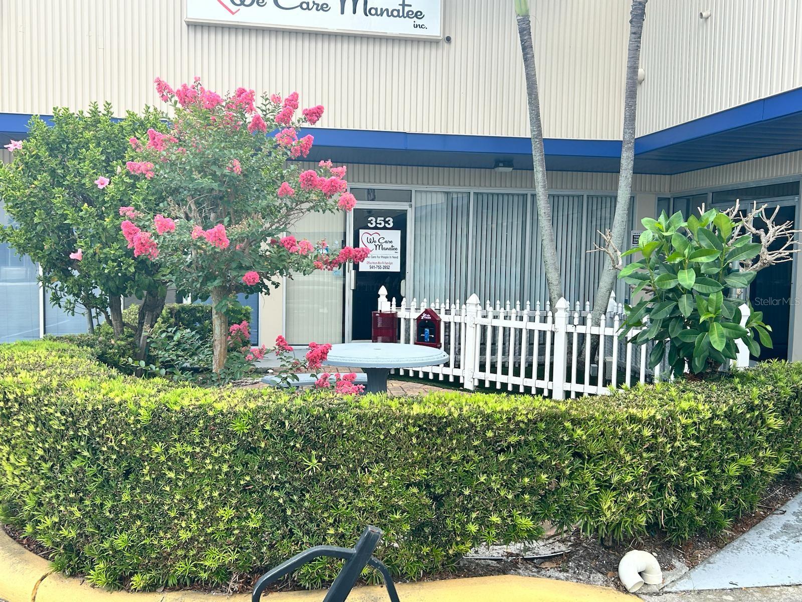 Location! Location! Location! One block from Manatee Avenue and just down the street from the courthouse, you will find this professional business office condo, within this beautifully maintained, maintenance-free office complex. Occupied by a medically related tenant, this office space could have a wide range of uses. Office condo has been updated with soft colors, new flooring and new A/C 02/26. The space includes a large reception area, three offices, one bath and a small kitchenette. Do not miss your chance to own this well-maintained space in a thriving location. Ideal for legal, mortgage, insurance and therapy. Do not pay rent. There is plenty of parking, and close to many professional businesses, retail shops and restaurants.