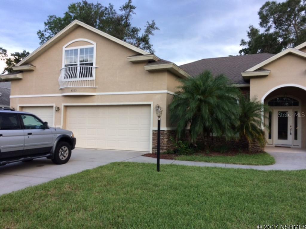 Price Reduced, Motivated Seller'' Now available in the beautiful community of Riverwood Plantation. This home boasts 4 bedrooms, 1 of which is privately located on the 2nd floor with its own bathroom. The master bedroom is down stairs and features beautiful windows with lots a natural light, volume ceilings and a grand master bathroom. This beauty has a great layout with a split floor plan, volume ceilings throughout with LED lighting and dimmers . The kitchen features beautiful 42â cabinets with under lighting, lots of counter space, and stainless steel appliances. Outback you will find a large screened in lanai leading to a beautiful blue pool; including a rock waterfall that you can actually sit behind. This community has a low HOA but offers access to the boat ramp, community pool