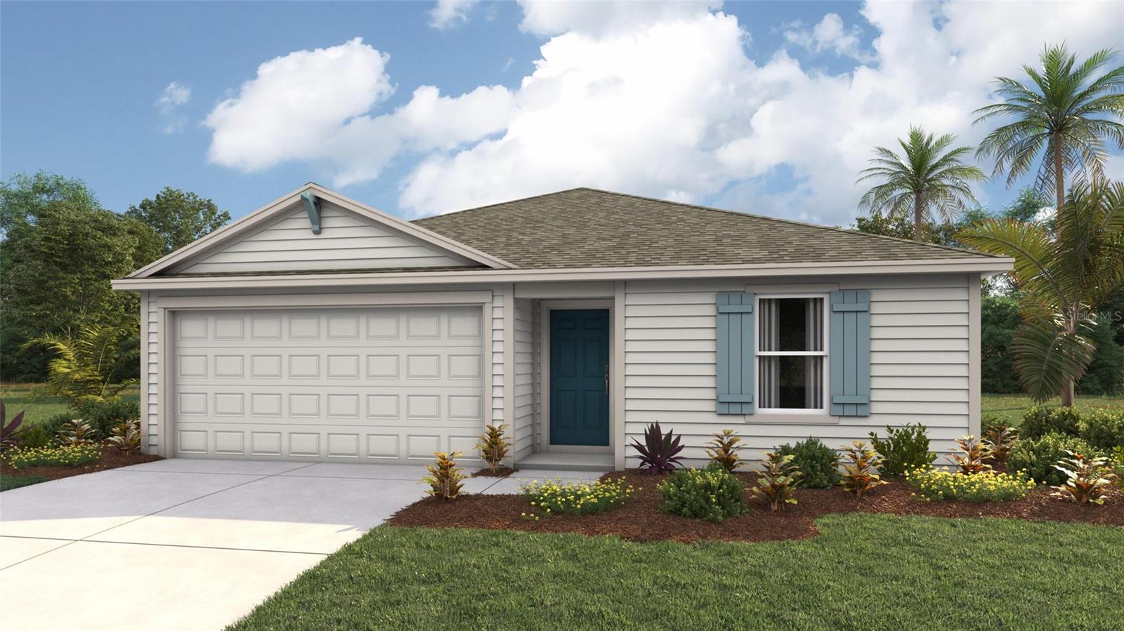 Under Construction. This one-story home optimizes living space featuring an open-concept kitchen overlooking the great room and outdoor patio. The well-appointed kitchen comes with all stainless-steel appliances, including a built-in dishwasher, range, and microwave. Bedroom 1 is located at the rear of the home for privacy and features an ensuite bathroom and walk-in closet near the bathroom. Two additional bedrooms at the front of the home are separated by the second bathroom. The third bedroom is located across the hallway near the laundry room. Pictures, photographs, colors, features, and sizes are for illustration purposes only and will vary from the homes as built. Home and community information including pricing, included features, terms, availability and amenities are subject to change and prior sale at any time without notice or obligation. CRC057592.