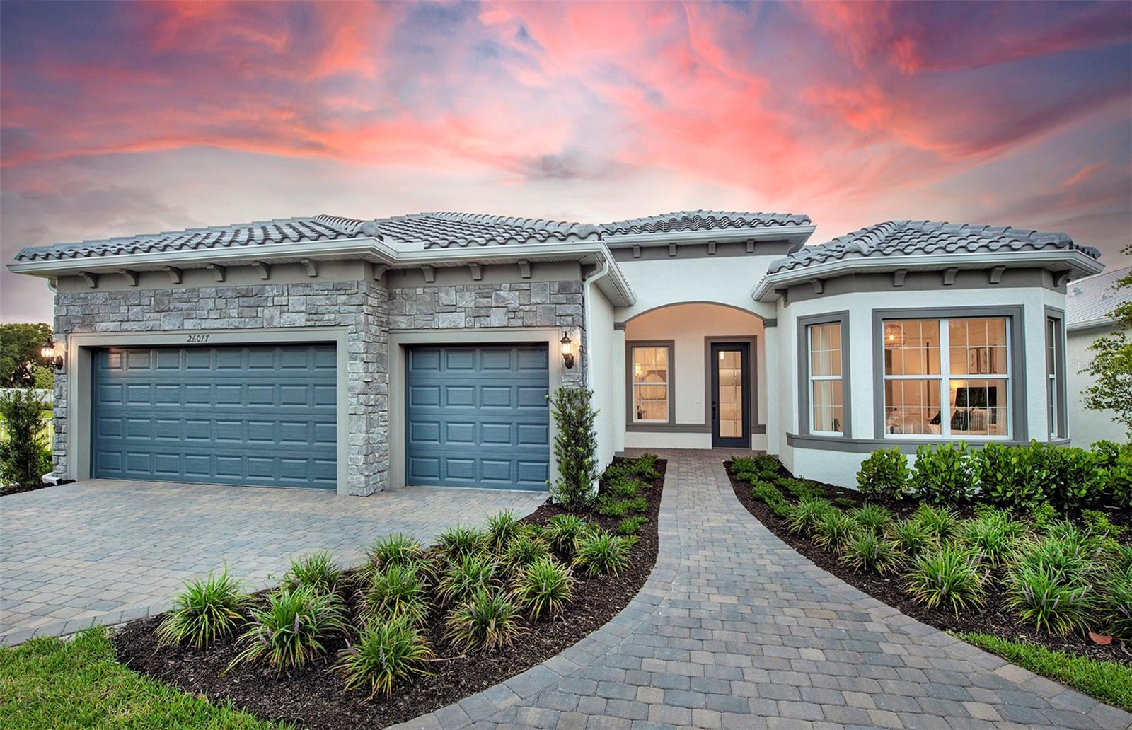 Under Construction. Under Construction. New Construction available for purchase now! Call Beachwalk by Manasota Key home in this Stellar that features a Pool & Spa, Owner's Bath Walk-In Shower, Enclosed Flex Room, Tile Throughout Home, 8' Doors and so much more. A beautifully upgraded home combining comfort, style, and functionality—don’t miss this opportunity! Enjoy resort-style living with an incredible array of amenities, including 21 sports courts for pickleball, tennis, and bocce, a resort style pool with beach entry and attached lap pool, a scenic boardwalk with kayak launch, a dog park and miles of walking trails. The gated community features 24 hour gated entry, pool side bar and grill. A formal dining room and clubhouse to be started in 2026.