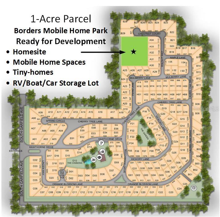 Bring all offers!!!  Seller is motivated. 1-Acre Parcel – DeLand, FL – Many Possibilities! Beautifully wooded 1-acre parcel in charming DeLand, home to Stetson University and ranked among Florida’s top quaint cities. Build your dream home, subdivide into up to 7 lots (possible variance for 10), or explore options for manufactured homes, RV pads, or tiny homes. Adjacent to established manufactured home park with potential utility access. The flexible zoning—currently without a designated category—opens doors for storage, specialty housing, or creative mixed-use concepts. "You could also create an RV, boat, and car storage lot, ideally located beside an established mobile home park full of potential renters."
 With its unbeatable location, natural beauty, and broad development potential. As always, buyers are encouraged to verify all uses and possibilities through the City of DeLand. Parcel ID: 7021-00-00-0150