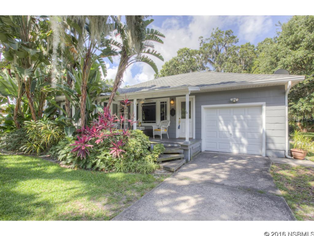Welcome home! This beautiful historic house IS New Smyrna Beach. The serine landscape along with the original hardwood floors gives you the warm feeling of home. 2 bedrooms in the main house and a detached in law suite is perfect for Air BnB or cave for entertaining. Do not miss out on your chance to own a piece of Florida history. ;Water: City
