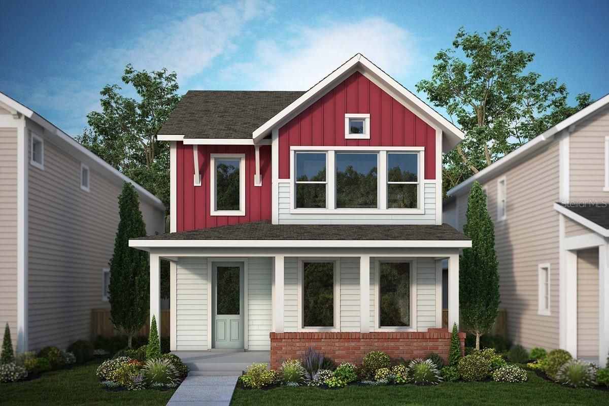 Under Construction. Award Winning David Weekley’ Homes signature craftsmanship is evident throughout our Voyage plan.  Enjoy the serene and sophisticated lifestyle advantages of The Voyage new home plan. Flex your interior design skills in the limitless livability potential of the welcoming study and sunlit, open-concept family room on the first floor. The exquisite kitchen includes ample room devoted to presentation, meal prep, dining, and storage. Elegant cabinetry, a decorative tile backsplash, and quartz countertops complete the space, ensuring both style and functionality. There’s no better place to enjoy a leisurely evening than in the shade of your classic lanai. Upstairs, create reading nooks, student workstations, or craft workshops in the upstairs retreat. Your Owner’s Retreat offers an everyday escape from the outside world and features a contemporary en suite bathroom and a pair of walk-in closets. Two additional bedrooms, sharing their own dedicated hallway, offer added privacy and comfort, while a full bathroom serves the space. The second floor also includes two linen closets, a laundry room, and a large loft for flexible living. The interior “Caves” design inspires deep tones and rich details of refinement together.  At SunBridge, what’s coming to life here is more than just beautiful new homes. It’s also Workplaces. Eateries. Parks and pools. Shops and schools. And one more ingredient: an awe-inspiring, life-changing abundance of Florida nature.