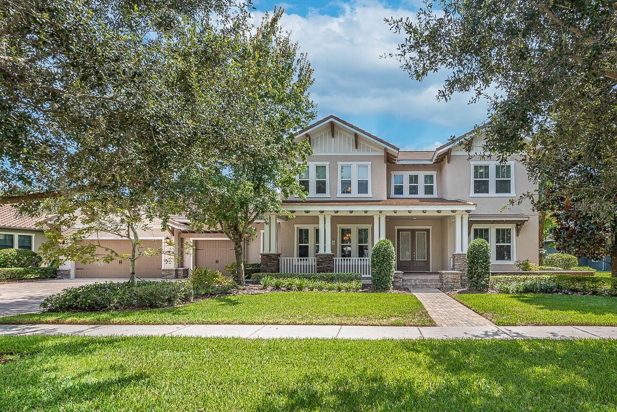 Nestled within the Fishhawk Ranch gated community of Avocet, this 6-bedroom, 5-bathroom executive pool home embodies the quintessential Florida lifestyle. Boasting a spacious 4,812 square feet of living space, an oversized driveway and 3 car garage, this property exudes comfort, elegance, and practicality. The kitchen, a haven for culinary enthusiasts, features recently upgraded appliances, espresso cabinets, granite counters, a generous island with seating, stainless steel appliances, and a gas range. Step outside to your private haven, complete with a screened lanai, saltwater pool and spa with a sun deck, and an expansive pavered living area. The outdoor kitchen, featuring a sink, grill, smoker, fridge, and ice maker, transforms this space into a genuine outdoor paradise. A stone feature wall adds a touch of sophistication to your outdoor retreat, surrounded by lush landscaping and a fenced yard, ensuring both privacy and serenity.  Surround sound in the living room and on the lanai completes the indoor/outdoor living space. With 5 bedrooms and 4 baths on the first floor and an additional bedroom and bath on the second, this home is ideally suited for hosting guests or accommodating multigenerational living. The upstairs theater space, equipped with surround sound, promises seamless entertainment for movie nights and gaming. Throughout the home, you’ll discover meticulously detailed features such as accent-painted doors, crown molding, coffered ceilings, and thoughtfully designed elements, evoking an enduring sense of luxury. Practicality meets style in the laundry room, offering abundant storage with built-in cabinetry, a convenient “drop station” for shoes, ample hanging space, a sink, and a closet. The master suite is a sanctuary in itself, featuring a bedroom with a sitting area complete with built-in bookshelves and a bay window. The en-suite bath boasts a large walk-in shower with a built-in bench, a spacious garden tub, split dual vanities, and a separate water closet. This executive home is more than just a residence; it’s a lifestyle. Located close to A-rated schools, shopping centers, and I75, this property boasts an ideal location for convenient living. As a resident of Fishhawk Ranch, you’ll have access to an array of community amenities, including multiple pools, rec centers, fitness centers, walking trails, dog parks, and more. Don’t miss the opportunity to make this home yours!