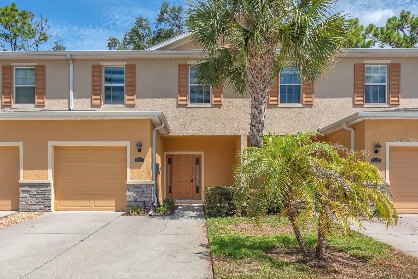 his charming 3-bedroom, 2.5-bath townhome offers the perfect blend of comfort, space, and modern style. The open-concept main floor features beautiful tile flooring throughout the living areas, creating a bright and inviting space for everyday living and entertaining. Sliding glass doors lead to a screened lanai overlooking peaceful wooded views, providing the perfect place to relax.

The kitchen overlooks the main living area and is appointed with granite countertops, rich espresso cabinetry, and a full suite of stainless steel appliances. A convenient half bath complete the first floor.

Upstairs, all three bedrooms feature plush carpeting. The spacious primary suite includes a large walk-in closet and a private en-suite bathroom with a dual-sink vanity and a tiled walk-in shower. Two additional bedrooms share a full hall bathroom, making the layout ideal for families, roommates, or guests.

Filled with natural light and move-in ready, this well-maintained townhome offers comfortable, low-maintenance living in a peaceful setting.
Lawn maintenance is provided by the HOA, including mowing, shrub pruning, irrigation system service, turf and plant fertilization, and plant pest control. Sewer and trash collection are also included in the rent.

If a washer and dryer are provided, they are supplied as-is for the tenant's convenience and are not warranted.

NOTE: Additional $59/mo. Resident Benefits Package is required and includes a host of time and money-saving perks, including monthly air filter delivery, concierge utility setup, on-time rent rewards, $1M identity fraud protection, credit building, online maintenance and rent payment portal, one lockout service, and one late-rent pass. Renters Liability Insurance Required. Call to learn more about our Resident Benefits Package.