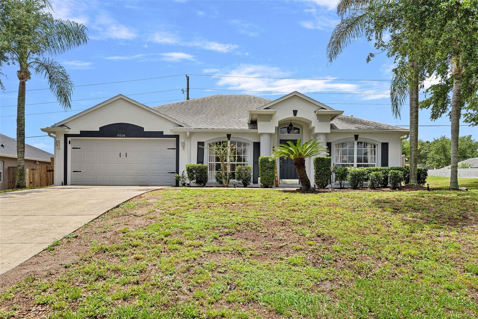 Excellent value on this 3Bedroom and 2Bathroom POOL home in the well-established Pineloch community in Clermont. Built in 2002, you’ll appreciate this corner lot home’s craftsmanship. Step inside to rooms designed for Formal Dining and Formal Living Area - versatile to arrange to suit your needs. Walk straight back to the heart of the home where you will find the updated kitchen which features modern quartz countertops, tub sink and stainless-steel appliances (all included). The kitchen is large enough for a breakfast table and connects to the family/living room. Kitchen updates and interior paint were done within the last 3 years. Enjoy the vaulted ceilings and large windows that help bathe the space with light. This home features a Split Bedroom Floorplan where the oversized PRIMARY SUITE is off to the right. The ensuite bath features a dual sink, a garden tub, a very spacious tiled walk-in shower and a large walk-in closet. The secondary bedrooms are just off the family/living room area with easy access to the spacious secondary bathroom, laundry room (washer and dryer included) and two-car garage. The secondary bathroom features a tub/shower combo. One thing you'll love about this home is what's at the back: Enjoy the screened-in sparkling pool, with a pool deck. Perfect for get togethers, barbecue parties and special gatherings. This home is perfect for a first-time home buyer or an investment property. Minutes from shopping, dining, waterfront parks, Lake Louisa Park and commuter routes, this home presents an excellent long-term value for a Clermont property.
