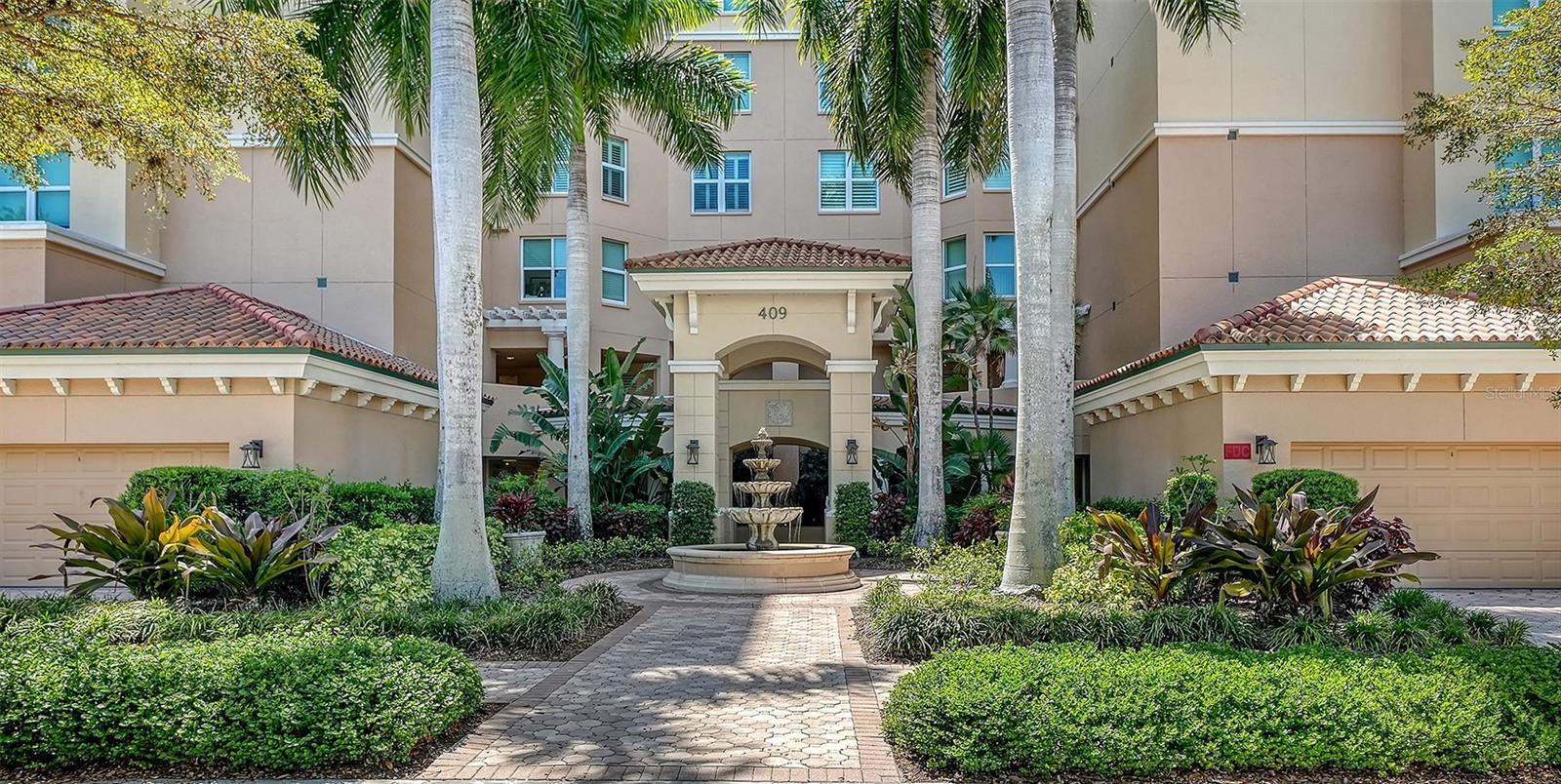 Nestled at treetop level, in Meridian behind the gates of The Oaks Preserve, you will find this elegant residence waiting for you to make it your own.  With a spacious master suite, two guest bedrooms (one en suite) and a den, this condo lives large, with room for comfortable, gracious living. Beautifully appointed, every special touch you would want can be found here, Italian ceramic tile, crown molding, ceiling fans and custom lighting. The expansive kitchen features granite countertops and stainless-steel appliances and has a cozy breakfast nook. Practical concerns are addressed by things like electric hurricane shutters in addition to impact windows and doors, and a large laundry room.  Meridian residents have use of their own pool, spa and workout room. And can take advantage of all the Oaks Club has to offer, two championship golf courses, a world-class tennis facility, a state-of-the art wellness center and a wide variety of club amenities, including dining options and social offerings.