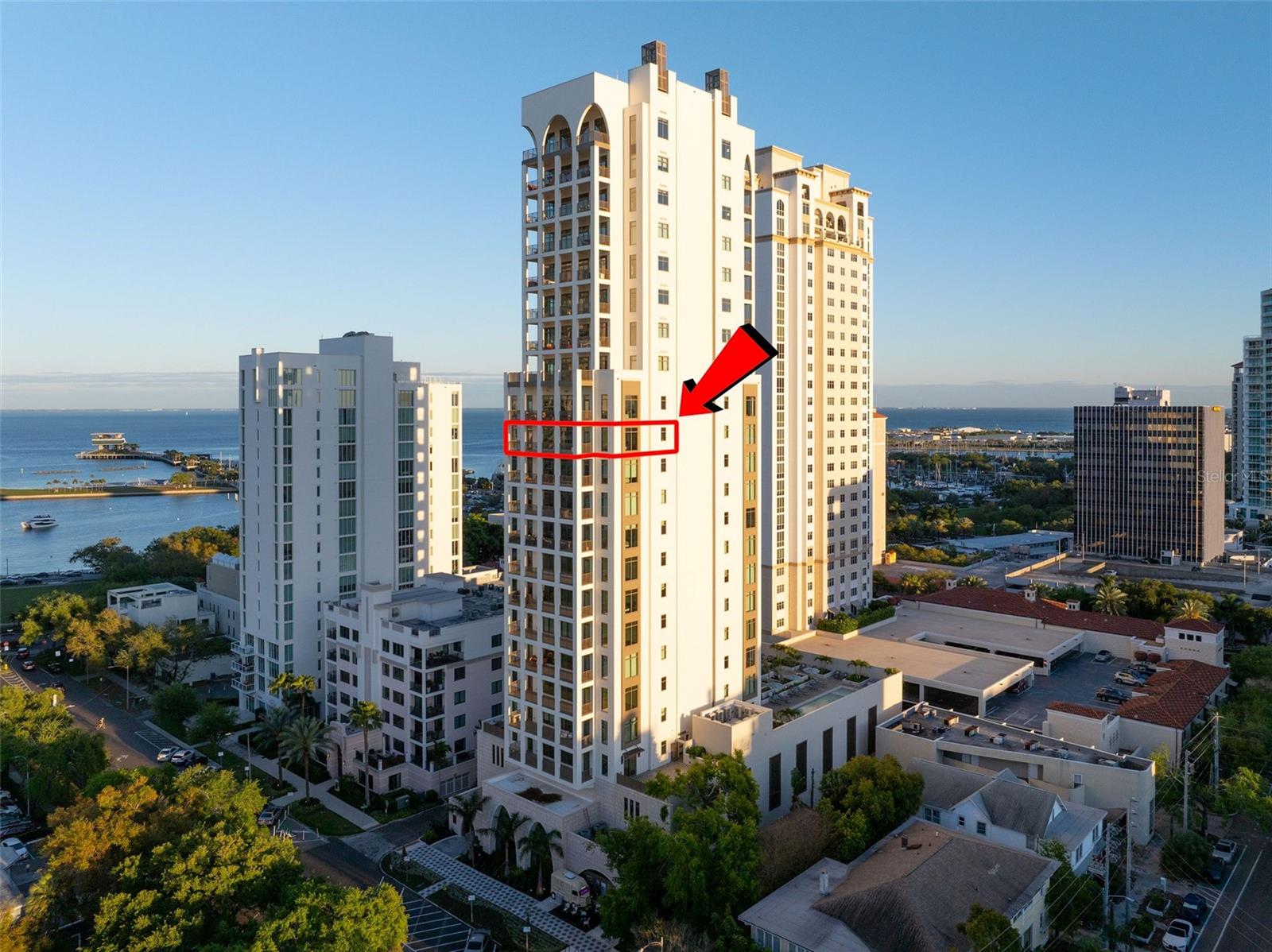 Perched high above the vibrant heart of downtown St. Petersburg, Unit 1401 at The Nolen is a rare offering that seamlessly blends modern luxury, with 2,156 Sq Ft, 3 bedrooms, 3 full bathrooms, breathtaking views, and premier downtown living. Located at 126 4th Ave NE, this new construction residence has been elevated even further with a fully renovated designer kitchen and spa-inspired bathroom, creating a truly turnkey luxury home in the sky.

From the moment you enter, you’re greeted with expansive natural light and immediate access to one of the most impressive features of the residence, a massive private balcony that spans the entire length of the unit. This outdoor living space offers sweeping panoramic views of Tampa Bay, the downtown St. Petersburg skyline, and the surrounding waterfront, making it the perfect setting for morning coffee, sunset cocktails, or entertaining guests.

The kitchen has been completely renovated with high-end finishes, custom cabinetry, premium countertops, and modern appliances, creating a sleek and functional space for both everyday living and entertaining. The bathroom renovation mirrors the same level of luxury, featuring contemporary finishes and a clean, modern design that feels like a private spa retreat.

A rare and highly valuable feature of this residence is its dedicated backup generator system, which automatically activates during a complete power outage and powers the entire unit, providing uninterrupted comfort, security, and peace of mind regardless of external conditions.

Residents of The Nolen enjoy resort-style amenities and full-service luxury living, including a rooftop pool and hot tub, outdoor kitchen and entertaining area, state of the art fitness center, concierge service, secure access, and a gated parking garage. With a desirable downtown location, convenience and peace of mind come standard.

Step outside your building and you are immediately surrounded by the best dining, shopping, waterfront parks, marinas, and entertainment that downtown St. Petersburg is known for. Whether it’s fine dining, casual cafes, art galleries, or waterfront walks, everything is just steps away.

Unit 1401 at The Nolen is more than a residence it’s a luxury downtown lifestyle with unmatched views, modern upgrades, premier amenities, and the added assurance of full-unit backup power in one of St. Petersburg’s most sought-after buildings.

Designer furnishings are available for purchase.
