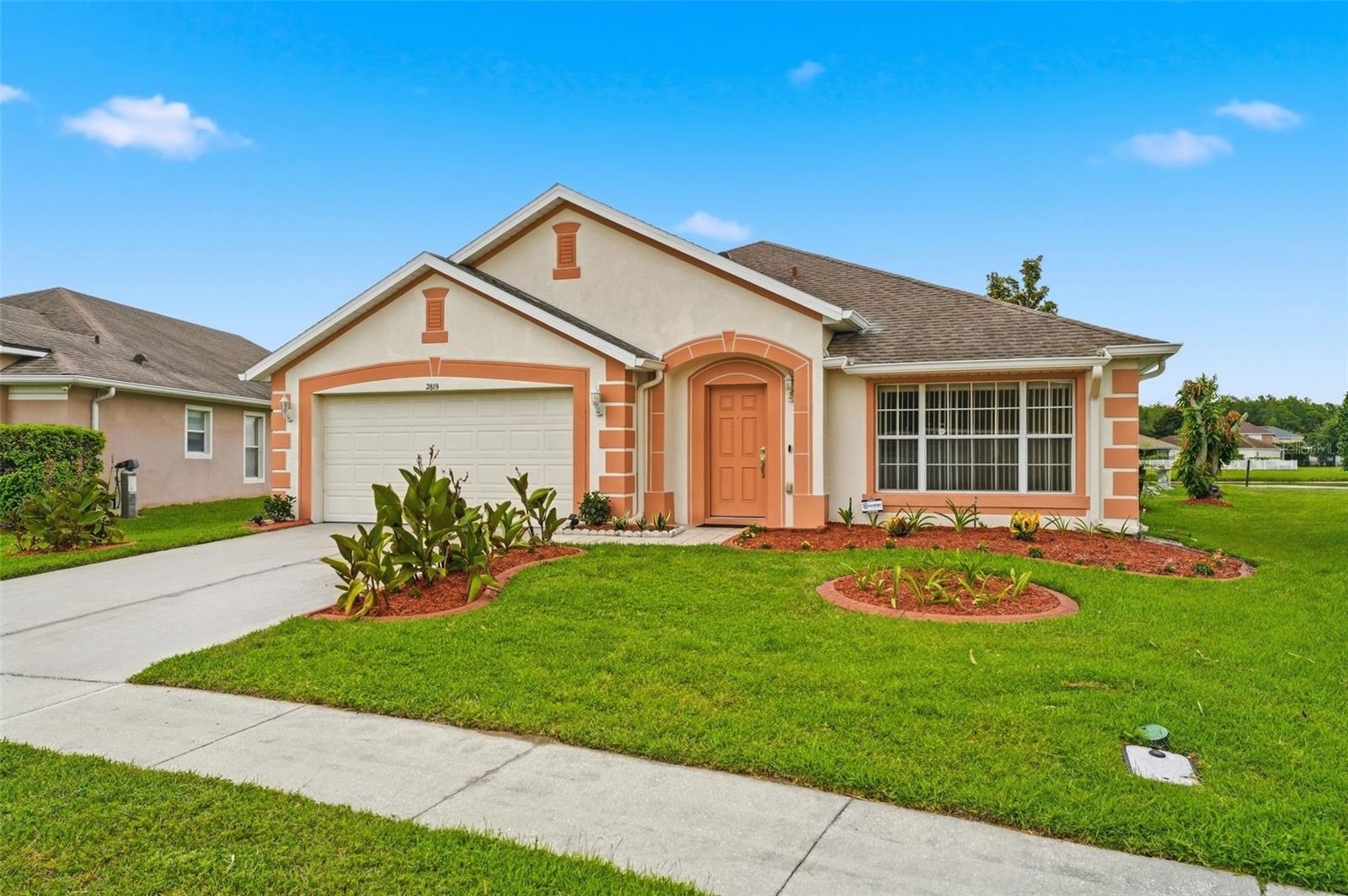 Welcome to 2819 Maguire Drive, a beautifully maintained 4-bedroom, 2-bathroom residence located in the desirable gated community of Cypress Reserve in Kissimmee. Offering over 2,000 square feet of thoughtfully designed living space, this single-story home combines comfort, functionality, and an exceptional location.
Upon entering, you'll be greeted by soaring vaulted ceilings, an open-concept floor plan, and abundant natural light that creates an inviting and spacious atmosphere. The well-appointed kitchen serves as the heart of the home, featuring a center island, 42-inch cabinetry, Corian countertops, ample pantry storage, and modern appliances, making it ideal for both everyday living and entertaining.
The spacious primary suite provides a private retreat with a recently renovated en-suite bathroom highlighted by a large walk-in shower and dual walk-in closets, offering exceptional storage and convenience. Three additional bedrooms provide flexibility for family, guests, a home office, or hobby space.
Step outside to the screened lanai and enjoy peaceful water views overlooking the community pond. The backyard offers mature landscaping and fruit trees, creating a relaxing outdoor setting perfect for morning coffee or evening gatherings.
Additional highlights include a two-car attached garage, interior laundry room, updated HVAC system, and a roof replacement completed in recent years. Residents of Cypress Reserve enjoy access to outstanding community amenities, including a resort-style swimming pool, tennis courts, playground, park areas, and beautifully maintained common grounds.
Ideally situated near The Loop shopping and entertainment district, this home offers convenient access to major highways, Orlando International Airport, world-famous attractions, dining, shopping, and top-rated recreational destinations. Whether you're seeking a primary residence, a second home, or an investment opportunity, 2819 Maguire Drive delivers the perfect blend of location, lifestyle, and value.