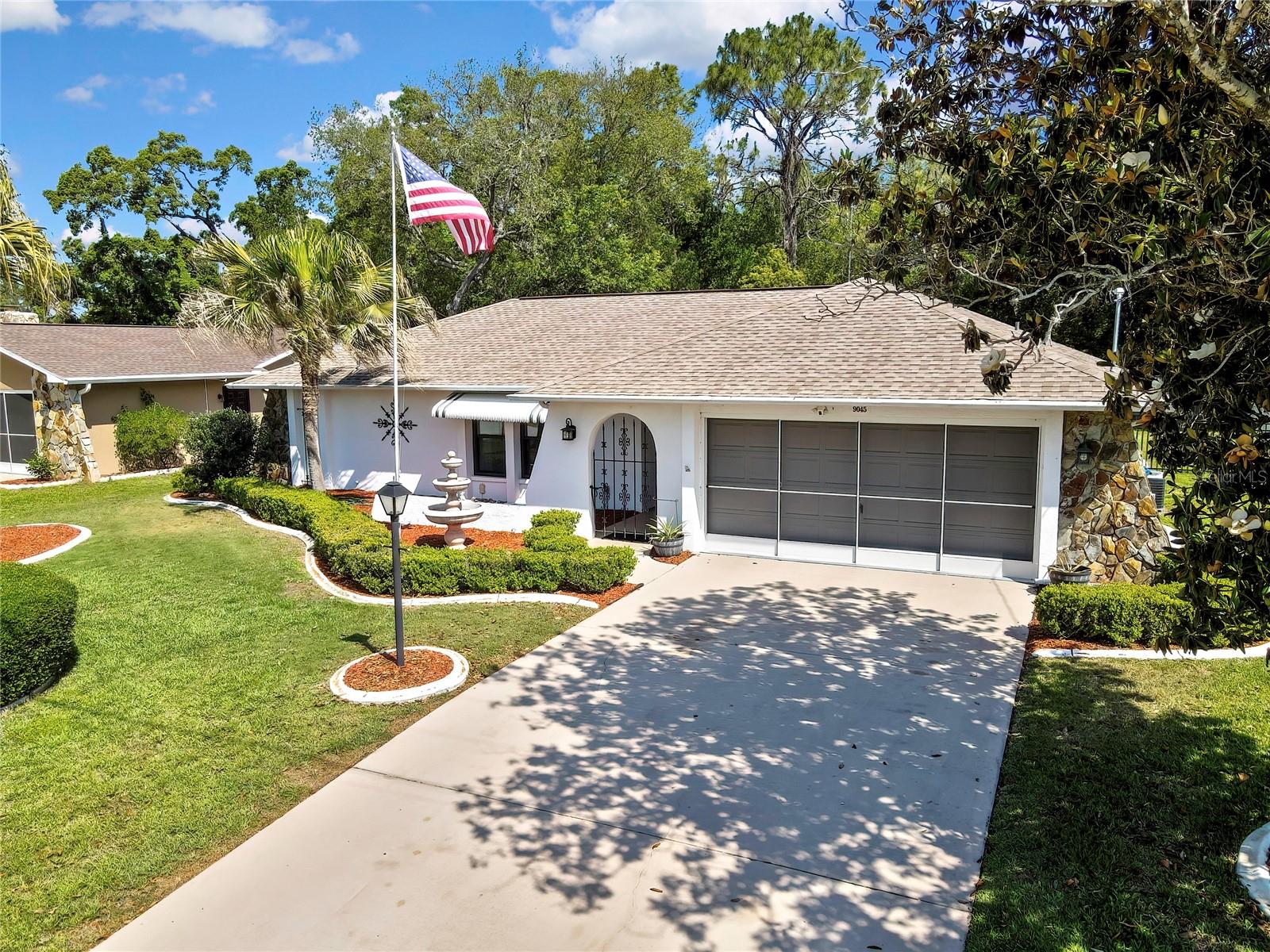 *SPACIOUS AND AFFORDABLE HOME LOCATED IN A GREAT NEIGHBORHOOD OF SPRING HILL, FLORIDA. Curb appeal, Remodeled and Move-in ready this impeccably cared for 2-bedroom, 2-bath residence features a desirable split floor plan and a 2-car garage.  This home has more beauty and character than a new build and without the wait. HIGHLIGHTS: 2024 New windows; 2018 HVAC; 2025 New Ductwork;
2022 Roof; 2023 Luxury vinyl plank floors throughout; 2023 remodeled kitchen/quartz countertops; 2024 Popcorn ceilings removed; remodeled bathrooms; lush landscaping; sprinkler system; gutter; screen slider for garage door. Inside you find a spacious split floor plan, a formal living room and dining room, a dinette and second living room as well as a 324 SF bonus room. The second bedroom is split from the master suite for privacy. Step outside to your private oasis and jump into the Jacuzzi hot tub.  Fully fenced yard with a large storage shed. This home has it all and will not last!! NO HOA's and NO FLOOD REQUIRED. Don't hesitate to view this available property...centrally located to all major roads, shopping, Weeki Wachee Springs and just a few minutes to Veterans Expressway (SR 589) making travel to and from Tampa a breeze.