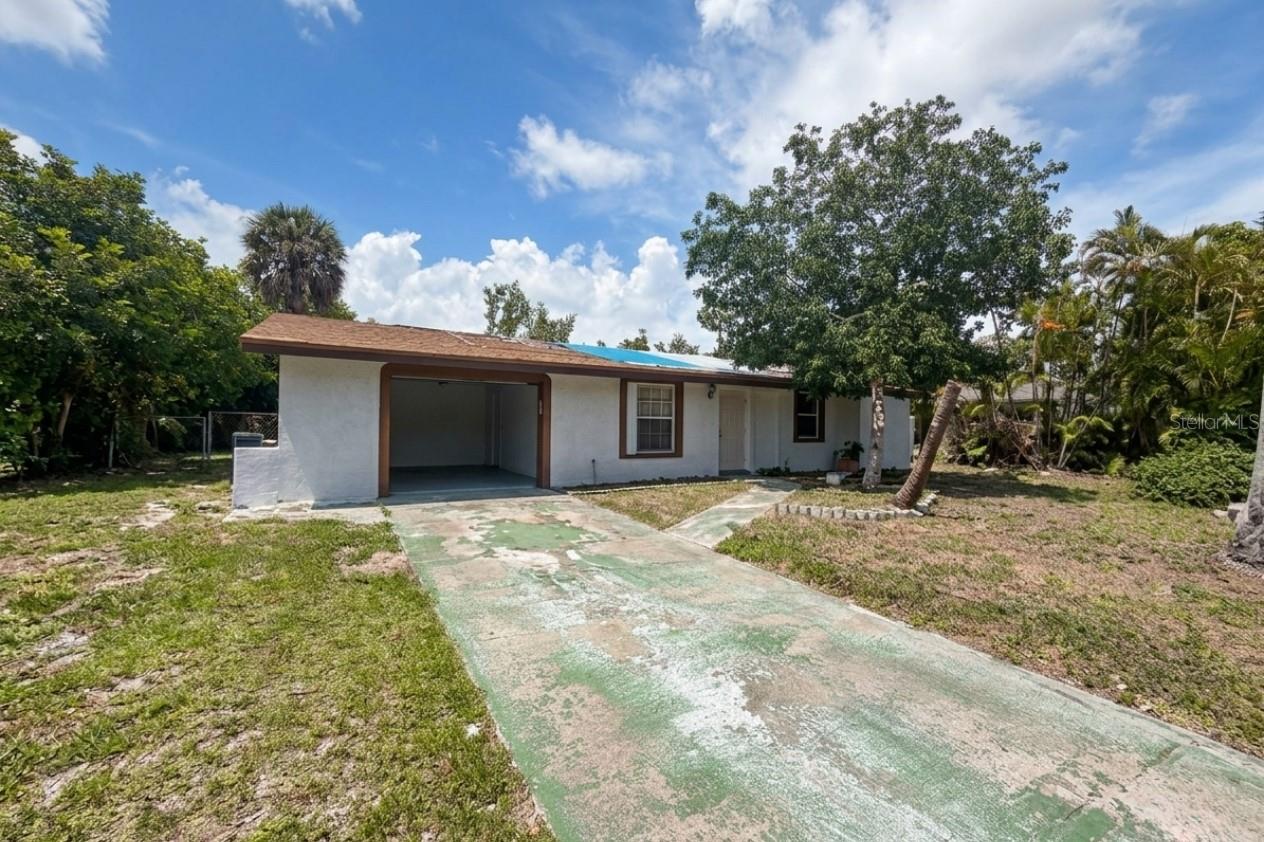 Unbeatable central location meets total peace of mind! This solid concrete block-and-stucco home on Maple Drive boasts over 1,335 square feet of pristine, tile-floored living space with absolutely NO HOA restrictions! Featuring a highly desired split layout, the home opens up to a spacious kitchen and a vast great room that flows effortlessly onto a private, screened lanai. To give you a true feel for the space, we have provided the raw photos alongside virtually decluttered or edited versions, allowing you to easily envision your own touch in every room. The standout primary bathroom delivers a true luxury feel with its separate shower and dedicated jetted soaking tub. Outside, the massive, fully fenced backyard features a bonus storage shed, leaving plenty of space to customize your own private Florida paradise. Positioned right in the heart of Fort Myers with immediate access to major thoroughfares, shopping hubs, and top-tier schools, a property with this kind of space and freedom won't last long. Schedule your private tour before it's gone!