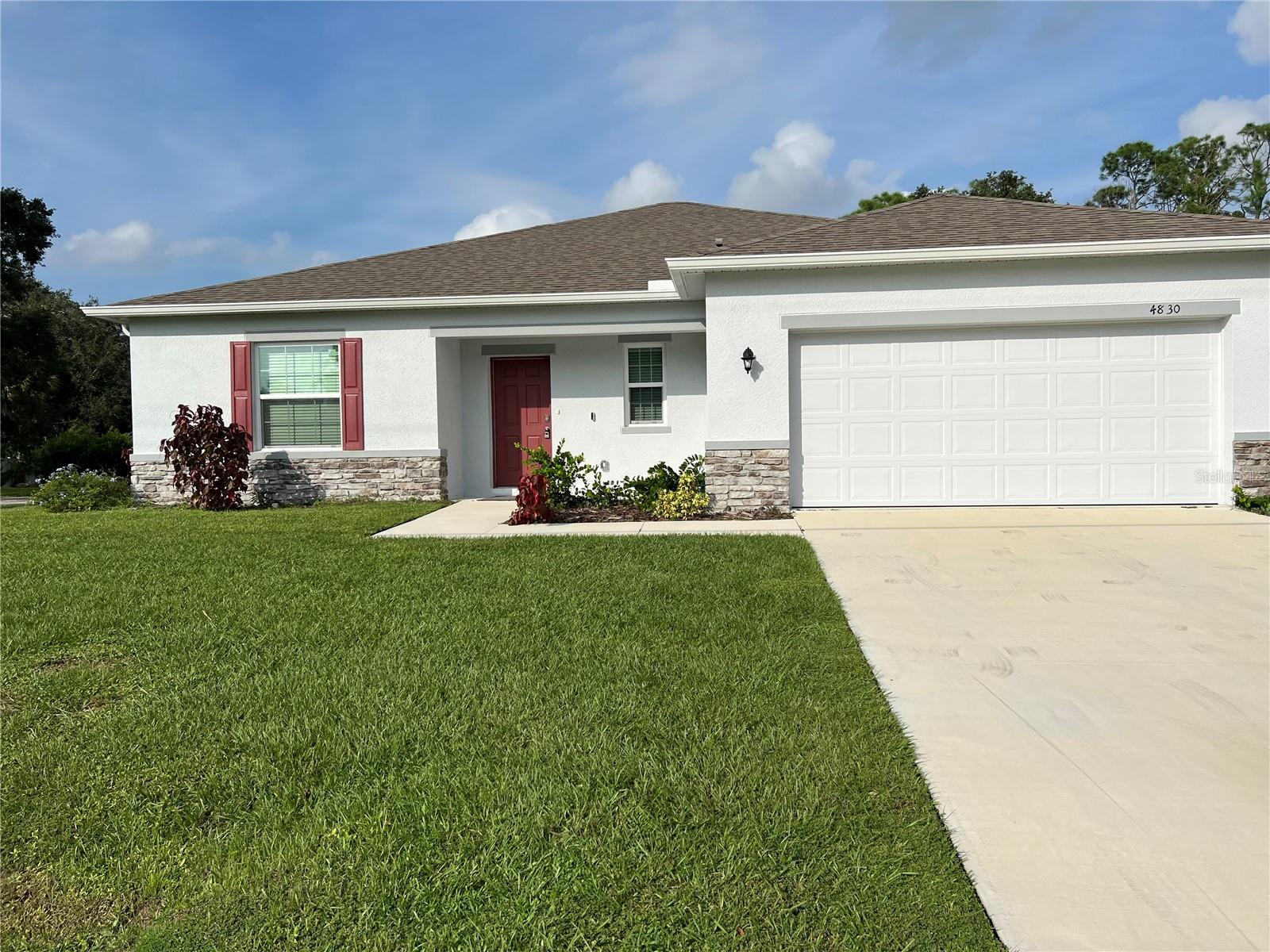 ***BEAUTIFUL NEWER 3/2 HOME AVAILABLE NOW** Check out this CUTE three bedroom two bath home with a bonus room. Tile floors throughout. Large open floor plan with split bedrooms. Oversized screen lanai to relax and enjoy morning coffee. Located in the heart of North Port. Just minutes to most anything you may need. This home is on city water and sewer. Sorry no pets allowed.
