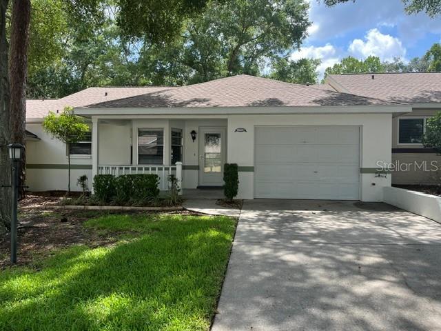 Unfurnished Villa for Rent in On Top of the World! Located in the Americana Village neighborhood of Ocala's premier 55+ active adult community, this beautifully remodeled Olympia model offers 2 bedrooms, 2 bathrooms, and a 1-car garage. The home has been completely updated with luxury vinyl plank flooring throughout, new kitchen cabinets, tile backsplash, stainless steel appliances, updated light fixtures, and new ceiling fans with lights. Both bathrooms feature new vanities, toilets, and fixtures. The spacious floor plan also includes an enclosed back porch and covered front porch. Residents enjoy resort-style amenities, golf courses, fitness centers, recreation facilities, clubs, and endless activities in this gated, golf cart-friendly community. As always, all amenities are included in the lease. Available immediately for a minimum 1-year lease at $1,550 per month plus utilities. Pet Friendly! (Property ID: 2473DAV)