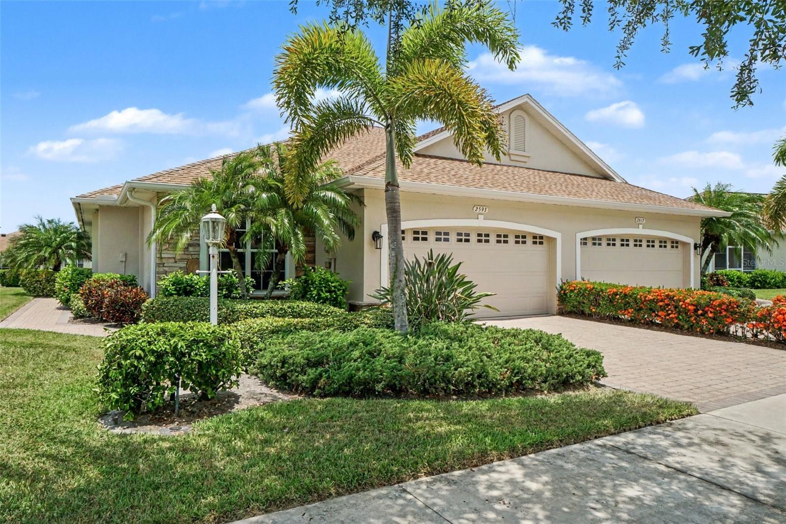 Welcome to your Florida retreat in the beautiful community of Lakeside Plantation in North Port! This beautifully maintained 2-bedroom, 2-bath home with a den/office is offered fully TURNKEY FURNISHED, making it ideal as a full time residence, seasonal getaway, or investment property.

The bright open floor plan features spacious living areas, a screened lanai for relaxing outdoors, and numerous updates, including a 2023 roof, 2017 A/C, 2021 water heater, whole house surge protector, Ecobee smart thermostat, Schlage front door smart lock, and a recently remodeled kitchen with new cabinets, granite countertops, and newer appliances, ACCORDION HURRICANE SHUTTERS on all windows and doors (including the lanai)

Enjoy a maintenance free lifestyle with access to Lakeside Plantation’s outstanding amenities, including a clubhouse, resort style pool and spa, fitness center, tennis, pickleball, basketball, library, and social activities. Plus a private pool for carriage home residents is just a short walk away.

Conveniently located near shopping, dining, medical facilities, golf, I-75, and Gulf Coast beaches, this home offers comfort, convenience, and resort style Florida living. If you have been searching for a beautifully maintained, fully furnished Florida home where the lifestyle is already waiting for you this is the opportunity you have been looking for. The CDD fee is conveniently included in the property tax bill.