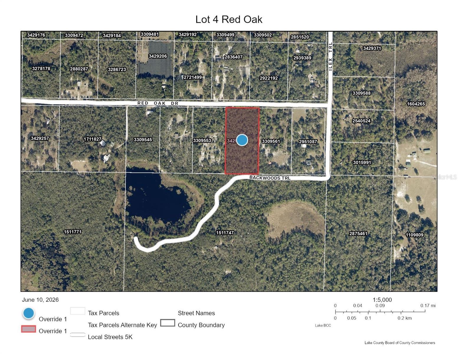 BLACKWATER OAKS SUB - Land