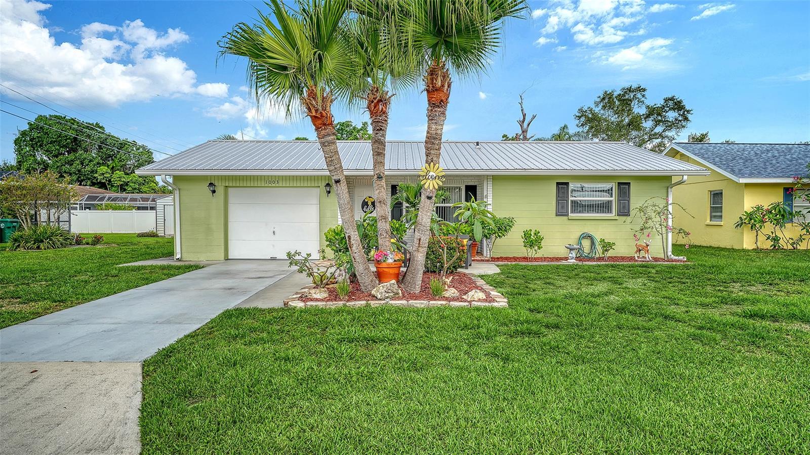 This charming Palmetto single-family residence boasts a cozy yet spacious layout with 3 bedrooms, 2 bathrooms, dining/living room combo, spacious family room with fireplace, and a versatile den/flex room that can be customized to suit your lifestyle.  The kitchen is a culinary delight, featuring bright white cabinets, stainless steel appliances and an island for meal preps.  Entertain friends and family in the inviting living spaces, or retreat to the backyard screened lanai and pool, perfect for relaxation and fitness.  Utility room/laundry located in garage.  Minutes to Snead Island and Emerson Point Preserve for trails, kayaking, birding and sunset lookouts - plus convenient to Riverwalk dining/events, marinas and boat ramps with quick connections to US41/301, I-275-I-75, downtown Bradenton/Palmetto, and an easy drive to the Gulf beaches of Anna Maria Island.  There are no HOA, CDD fees or deed restrictions so bring your boat, work vehicle, or toys - no approvals needed.