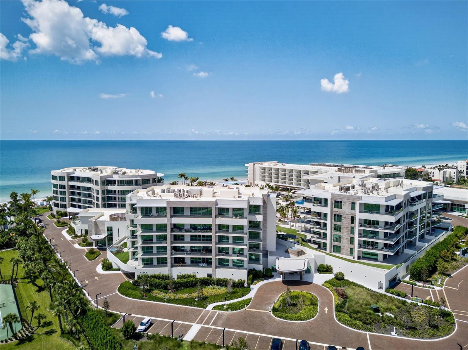 Incredible value at St. Regis Longboat Key. The last two one bedroom residences sold for $2,970,000 and $2,975,000. Step inside this spacious residence to discover a clean, modern interior with a sophisticated Palm Beach vibe. Designed for both style and comfort, this home features a gracious great room featuring floor-to-ceiling windows that flood the interiors with natural light and open to the large, 765 square foot private terrace with a built-in gas grill—perfect for gardening, entertaining friends and family, or relaxing outdoors. The chef’s kitchen is outfitted with Poggenpohl cabinetry, Wolf appliances, a Sub-Zero refrigerator, and Sub-Zero wine and beverage refrigerator, blending elegance with functionality. The owner’s suite also boasts floor-to-ceiling windows, a custom designed closet, and a luxurious bathroom with a frameless walk-in shower, Toto mechanized commode, and double vanities. With generous square footage and a thoughtful layout, this residence easily accommodates overnight guests while maintaining a sense of privacy. Additional features include electronic blinds throughout, adding both convenience and sophistication. Designer light fixtures add an elegant touch throughout the home. St. Regis Longboat Key offers a distinguished array of amenities meticulously curated for its residents. The Private Resident’s Clubhouse offers an environment of exclusivity, complemented by a state-of-the-art fitness center, as well as a pool and spa area reserved solely for residential use. Residents are granted privileged access to the legendary St. Regis Butler and Concierge services, which exemplify world-class hospitality and attention to detail. An extraordinary oceanfront spa awaits, alongside diverse dining experiences that showcase the highest standards of culinary excellence. Personal cabanas along the shore create private retreats for relaxation, while the family-friendly amenities include a meandering lazy river and a unique saltwater lagoon. This lagoon is home to a vibrant array of tropical fish species, graceful stingrays, and the resort’s resident tortoises, offering a captivating wildlife experience within the lush grounds. Spanning seventeen acres of beachfront on the coveted Longboat Key barrier island, this private oasis is conveniently located only 3.5 miles from St. Armand’s Circle, the region’s premier destination for shopping and dining. Whether seeking tranquil solitude or an active social environment, every aspect of life at St. Regis Longboat Key has been thoughtfully designed to anticipate and fulfill the desires of its residents. This offering represents more than just a residence; it is an invitation to embrace the legendary St. Regis lifestyle, defined by elegance, comfort, and outstanding service. Begin your journey to extraordinary Gulf side living.