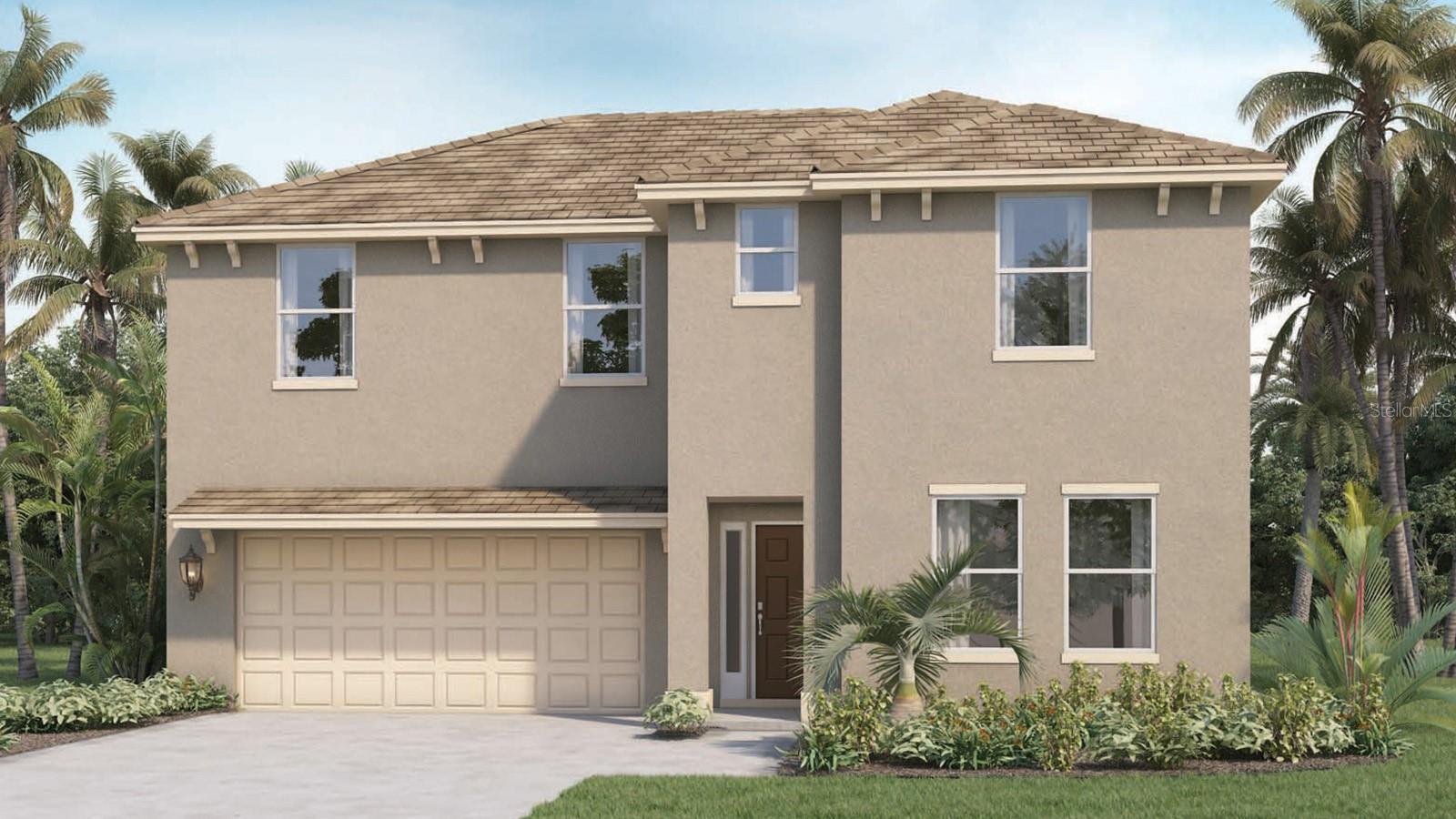 Under Construction. Discover the McGraw, a spacious two-story, 4-bedroom home available to build in Crosswinds, located in Haines City, Florida.

Here you will find durable concrete block construction and a flexible floor plan thoughtfully designed for MultiGEN living. This home includes a private first-floor suite with bedroom, full bathroom, and kitchenette. Making it perfect for guests or extended family.

The open-concept layout seamlessly connects the kitchen, dining, and living areas, with views of the outdoor lanai creating an ideal setting for everyday living and entertaining. The kitchen is beautifully designed with quartz countertops, plenty of cabinets, stainless steel appliances, and a large island with bar seating.

Upstairs, the primary suite offers a peaceful retreat, featuring an ensuite bathroom with double vanity, walk-in shower, and two walk-in closets for ample storage. Two additional bedrooms, each with their own walk-in closets, share a full bathroom. And a second-floor laundry room adds everyday convenience.

Equipped with Home is Connected Smart Home Technology, the McGraw lets you control lighting, security, and climate from your smart device.

*Photos are of similar model but not that of the exact house. Pictures, photographs, colors, features, and sizes are for illustration purposes only and will vary from the homes as built. Home and community information including pricing, included features, terms, availability, and amenities are subject to change and prior sale at any time without notice or obligation. Please note that no representations or warranties are made regarding school districts or school assignments; you should conduct your own investigation regarding current and future schools and school boundaries.*
