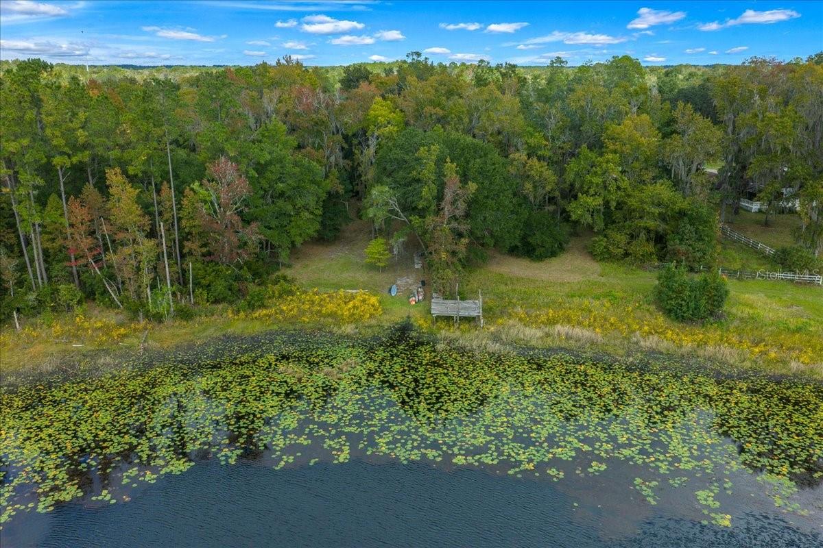 BONUS FOR BUYERS: The seller is now including an additional 7.95-acre tract at NO EXTRA COST, bringing the total property size to 21.66 acres (13.71-acre lakefront parcel plus the additional 7.95 acreage). Discover 21.66 breathtaking wooded acres with stunning lakefront views of Hall Lake. Towering magnolias and mature hardwoods create a serene, southern plantation-like setting—right here in Florida. Conveniently located near the intersection of County Road 214 and County Road 315, the property offers an easy commute to Keystone Heights, Palatka, Middleburg, Orange Park and Jacksonville. The existing block home has had some updates but will require repairs in order to occupy. Renovate the current structure or choose to demolish and rebuild—NO IMPACT FEES apply either way. The home/property is being sold AS-IS and includes an easement providing access to a neighboring 1-acre vacant wooded lot on Hall Lake. Agriculture Exempt status may be possible if Clay County criteria are met. This unique lakefront estate offers remarkable natural beauty, privacy, and endless potential—with a total of 21.66 acres, it presents an exceptional opportunity to create your ideal family homestead.
