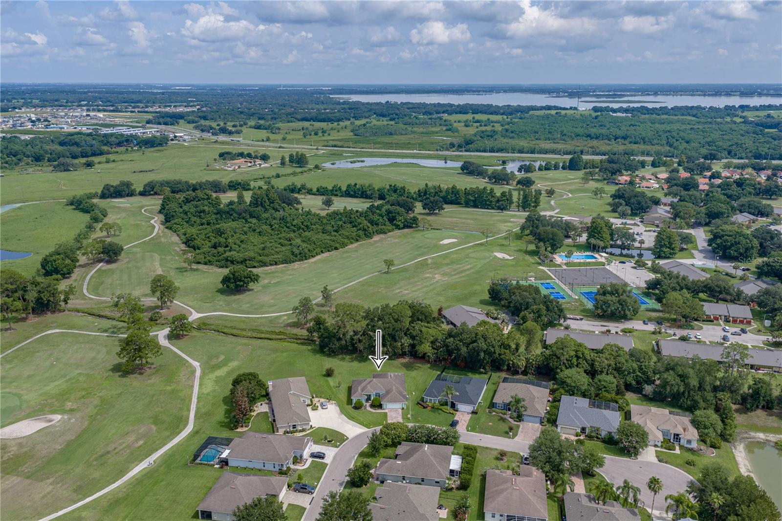 Here is your opportunity to own an immaculate home in the sought after community of Cypresswood Golf and Country Club. Consistently voted the Number 1 Golf Course in the area. This vibrant community has it all. Aside from the fantastic course right out your door, enjoy everything else it has to offer. A wonderful restaurant and Club House where they host live music 3 nights a week and top notch food offerings. An Olympic size pool that was just recently redone along with newly redone tennis courts and pickle ball courts. There is even a fitness center. Take a drive in your golf cart in the evenings and enjoy the natural elements and animals that Central Florida is famous for. Bald Eagles, wild turkey, Sand Cranes are just some of the sights you are likely to see on your ride. Then, come home to your beautifully maintained home that allows for easy entertaining, or peaceful times out on the back screened in patio where you can watch golfers and animals alike. The combination kitchen and family room is second to none. Stainless steel appliances including a new dishwasher for the experienced chef or novice. You can't help enjoying cooking in this home. Second bedroom with it's own ensuite full bath, and two other bedrooms that share a Jack and Jill full bath. You will find storage gallore everywhere you look.  Peaceful yard offers privacy and views for days. Come and tour this home today, and you will know that you have found The One!