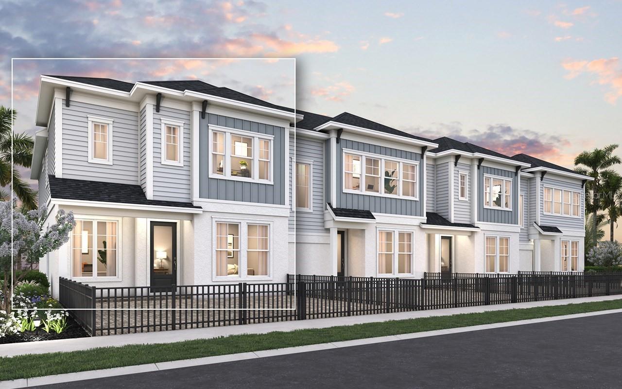 Under Construction. Built by award-winning David Weekley Homes, this stunning new-construction, two-story end-unit townhome offers 3 bedrooms, a versatile loft, and a spacious upstairs Owner's Retreat. Filled with natural light from its desirable end-unit location, this thoughtfully designed home features curated designer finishes, energy-efficient construction, and an open-concept floor plan perfect for entertaining, working from home, or everyday living. A charming rear-entry two-car garage with alley access enhances curb appeal while providing added convenience. Located in the highly sought-after Wiregrass school district, Persimmon Park offers exceptional access to I-75 just 3 miles away and I-275 only 5 miles away. Enjoy being minutes from The Shops at Wiregrass, Tampa Premium Outlets, dining, entertainment, and healthcare, with Downtown Tampa approximately 45 minutes away. **This property offers a limited-time interest rate incentive.