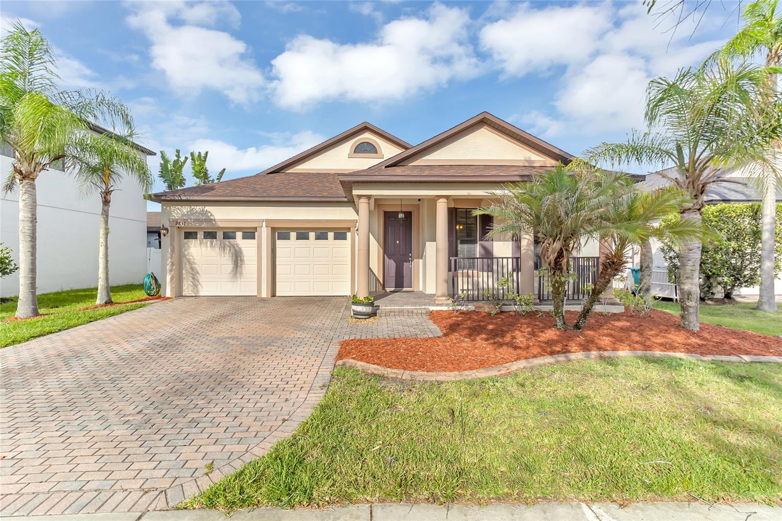 Welcome to your own piece of paradise in the sought-after East Park community! This beautifully maintained 3-bedroom, 2-bath residence offers over 2,100 square feet of thoughtfully designed living space where comfort, style, and convenience come together effortlessly. The home has a 2019 roof & brand new AC unit installed June 2026.

From the moment you enter, you'll be greeted by an open, light-filled floor plan featuring spacious living and dining areas that flow seamlessly into the heart of the home. The well-appointed kitchen offers abundant cabinetry, generous counter space, and overlooks the breakfast nook and family room.

The private owner's suite serves as a peaceful retreat with a spacious bedroom, walk-in closet, and an en-suite bath designed for relaxation. Two additional bedrooms provide flexibility for family or guests. An additional flex space is great for a playroom or home office and can easily be enclosed as a 4th bedroom!

Step outside to your screened lanai—perfect for enjoying your morning coffee, relaxing after a long day, or hosting weekend gatherings while taking advantage of Florida's beautiful year-round weather.

Located in the highly desirable East Park community, residents enjoy scenic walking trails, parks, playgrounds, tennis courts, and picturesque lakes. You'll also appreciate being just minutes from Lake Nona Medical City, Orlando International Airport, premier shopping, dining, highly rated schools, and easy access to SR-417 and SR-528, making commuting throughout Central Florida a breeze.