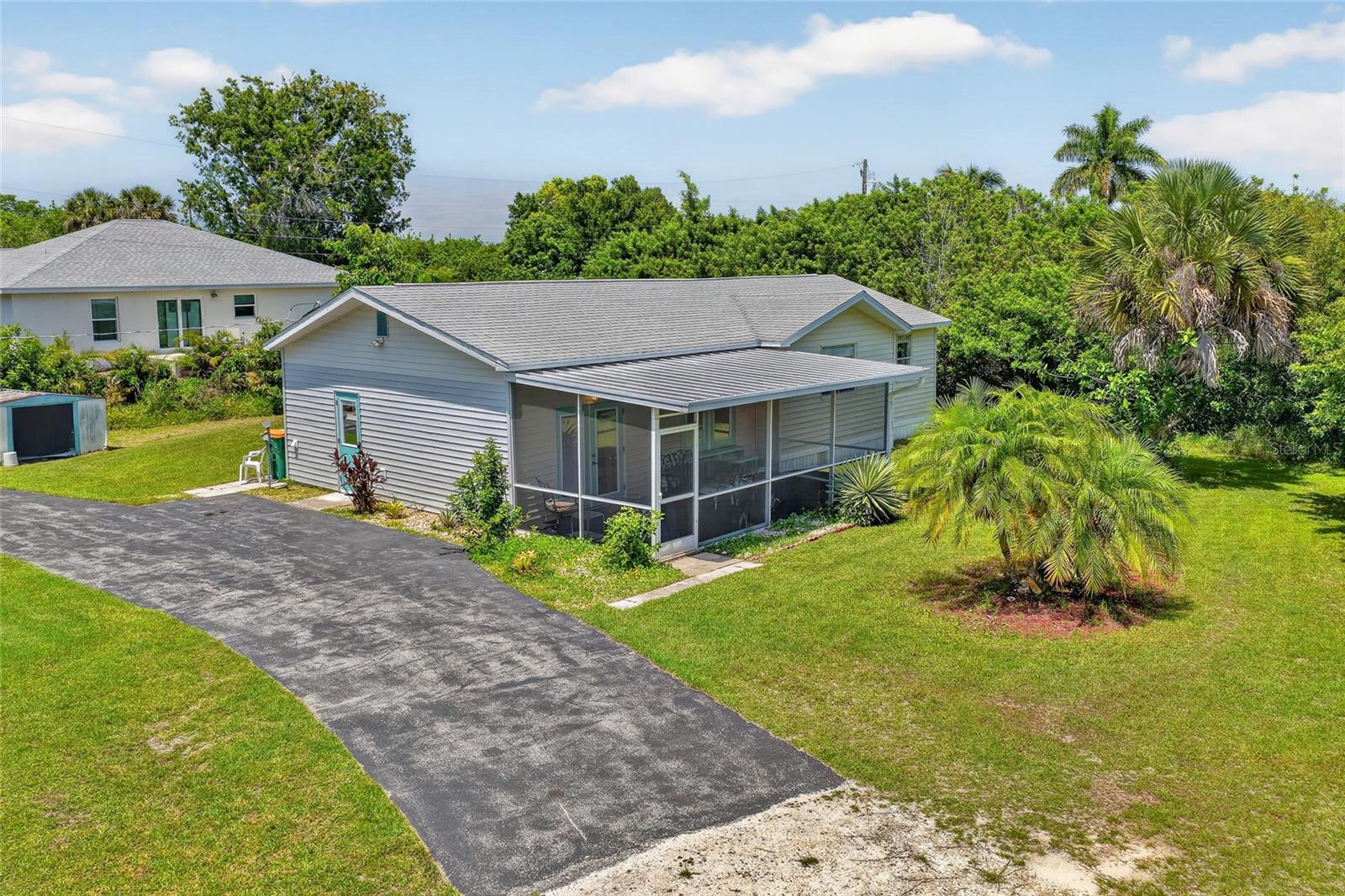 ENDLESS POSSIBILITIES ON AN OVERSIZED PUNTA GORDA LOT! Situated on an impressive 0.69-ACRE PARCEL in the heart of Punta Gorda, this 3 BEDROOM, 1 BATHROOM HOME offers a rare opportunity to enjoy extra space, privacy, and flexibility in a convenient location close to everything Southwest Florida has to offer.

Nestled on a generously sized lot, the property provides plenty of room for outdoor activities, gardening, additional storage, future improvements, or simply enjoying the open space that is becoming increasingly difficult to find. Whether you're looking for a primary residence, seasonal getaway, or investment opportunity, this property offers outstanding potential.

Inside, you'll find a functional layout designed for comfortable everyday living. The kitchen serves as the heart of the home and features ABUNDANT CABINET STORAGE, generous workspace, and plenty of natural light, creating a bright and welcoming atmosphere. The living areas flow comfortably throughout the home, while the three bedrooms provide flexibility for family, guests, a home office, or hobby space.

For added peace of mind, the home features a ROOF REPLACED IN 2020, helping reduce future maintenance concerns and providing confidence for years to come.

One of the property's greatest assets is its location. Enjoy the convenience of being just minutes from historic downtown Punta Gorda, waterfront parks, shopping, dining, entertainment, boating, fishing, golf courses, and major roadways, all while maintaining the feel of a spacious residential setting.

Properties with this much land in Punta Gorda are increasingly hard to find. Whether you're looking for room to spread out today or envision future possibilities for the property, this oversized homesite presents a unique opportunity.

Don't miss your chance to own a home on nearly three-quarters of an acre in one of Southwest Florida's most desirable communities!