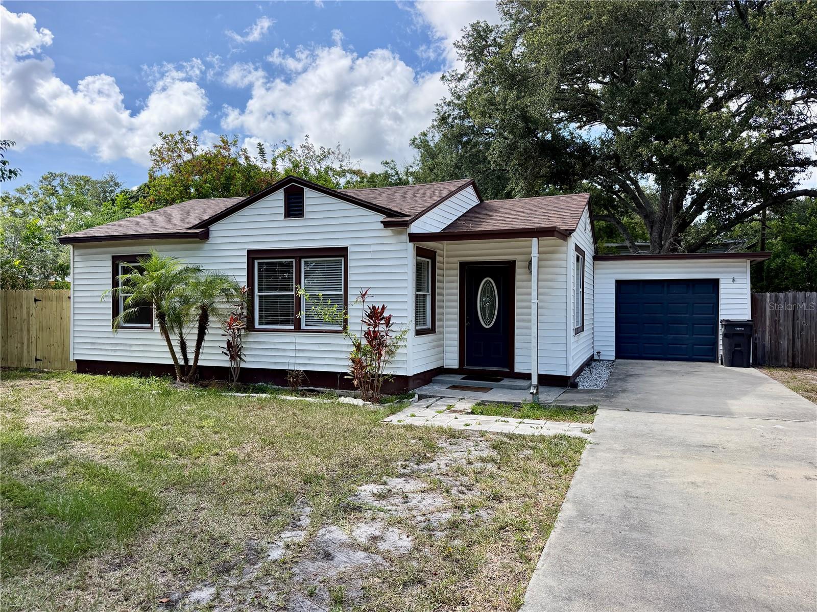 Beautifully updated and spacious 3-bedroom, 1-bathroom home on a quiet residential street in St. Petersburg. The interior has been fully remodeled with a new kitchen, renovated bathroom, and fresh modern finishes throughout. Property features central AC, an attached garage, washer and dryer, and a spacious backyard. Conveniently located near I-275 with easy access to downtown St. Pete, local beaches, shopping, and dining. Tenant is responsible for all utilities. Security deposit due at signing; first month's rent due prior to move-in. Small pets considered on a case-by-case basis. Monthly income for the household must be between 2.5x - 3x the monthly rent. No smoking.